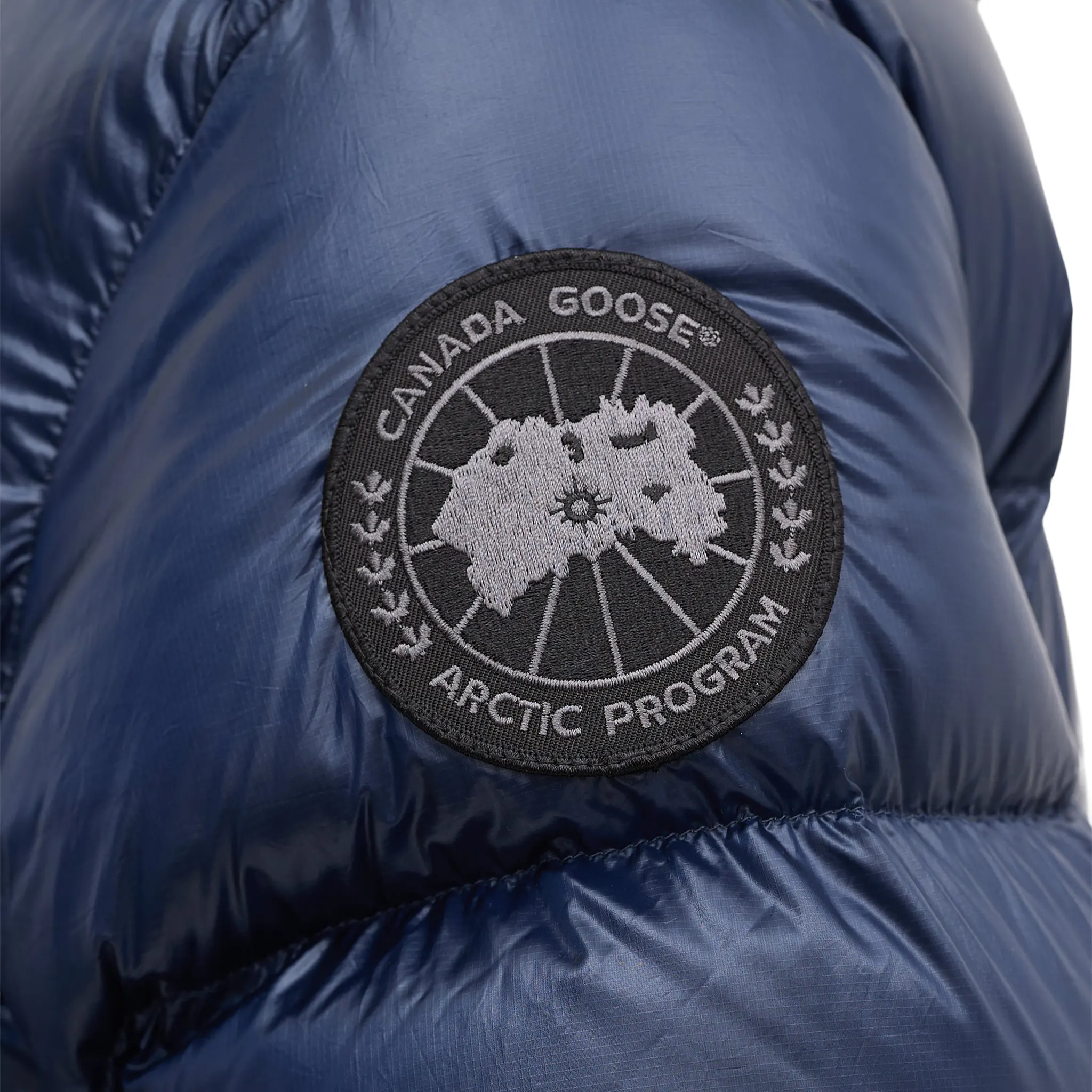 Canada Goose Down & Nylon Crofton Navy Puffer Jacket - Image 10