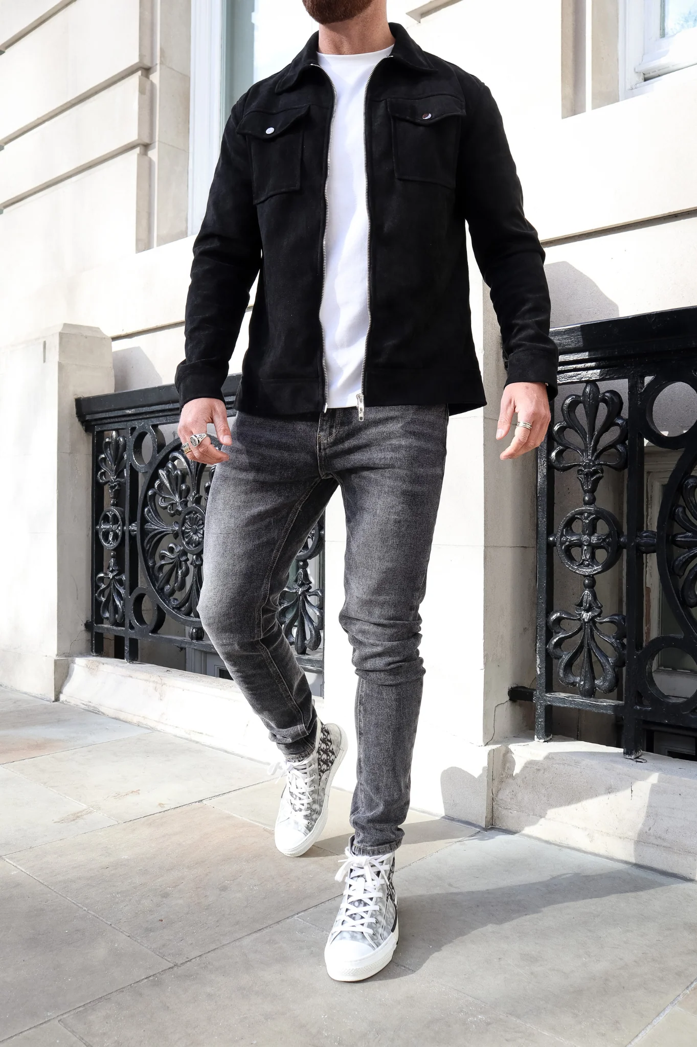 CAPO Black Suede Jacket - Image 2