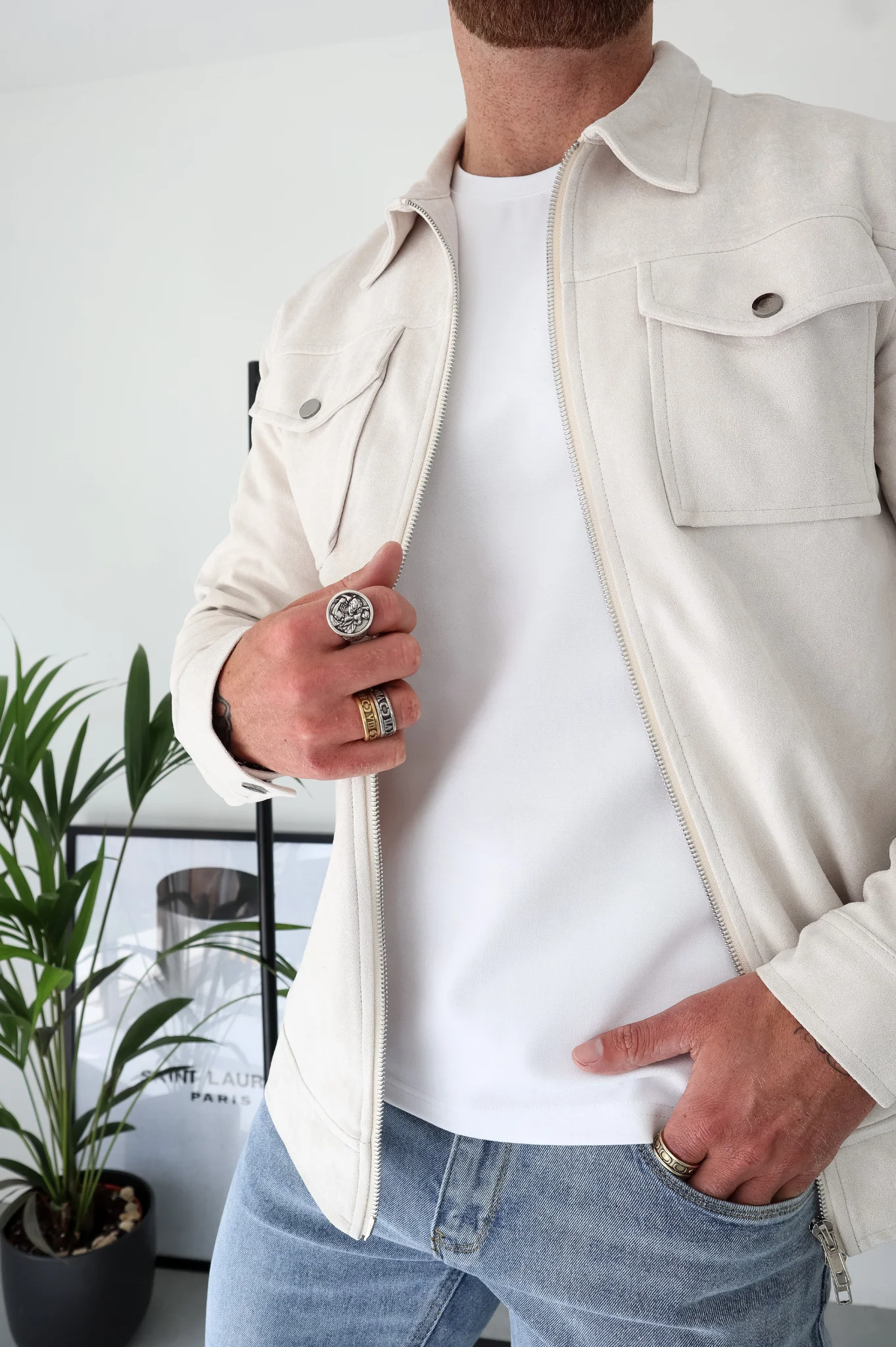 CAPO Suede Stone Jacket - Image 12
