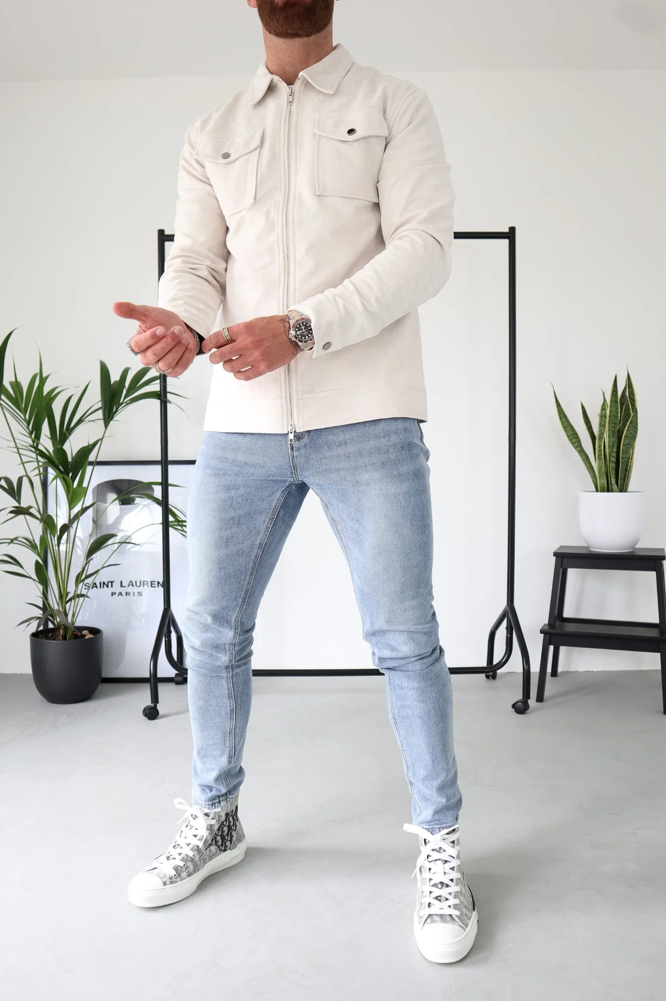 CAPO Suede Stone Jacket - Image 4