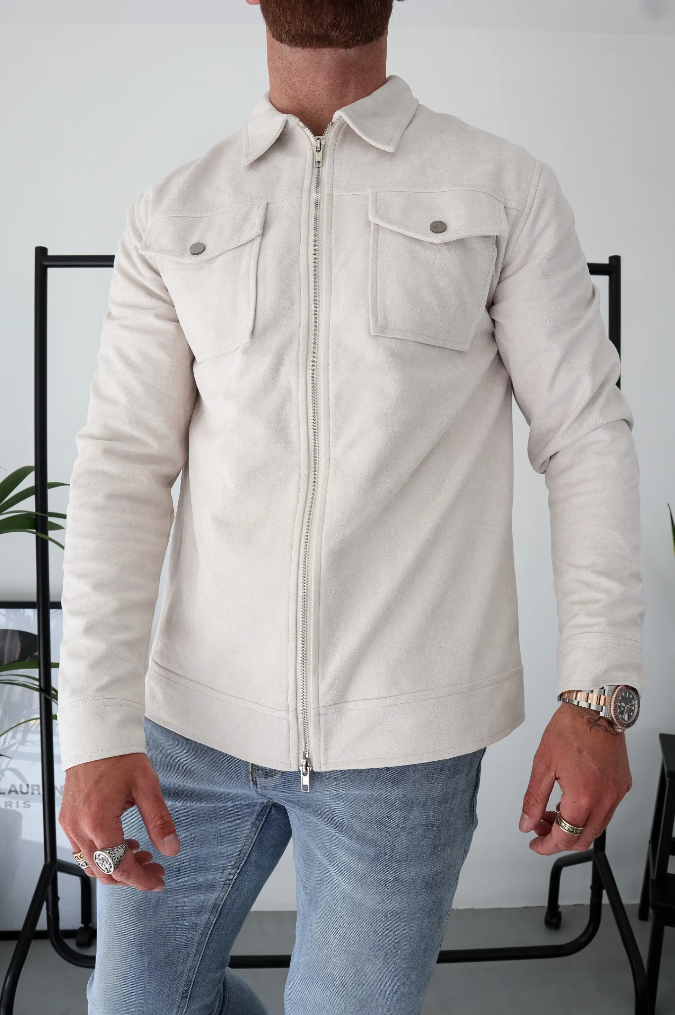 CAPO Suede Stone Jacket - Image 5
