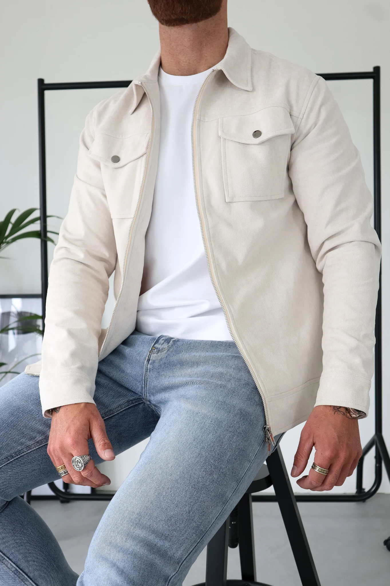 CAPO Suede Stone Jacket - Image 8