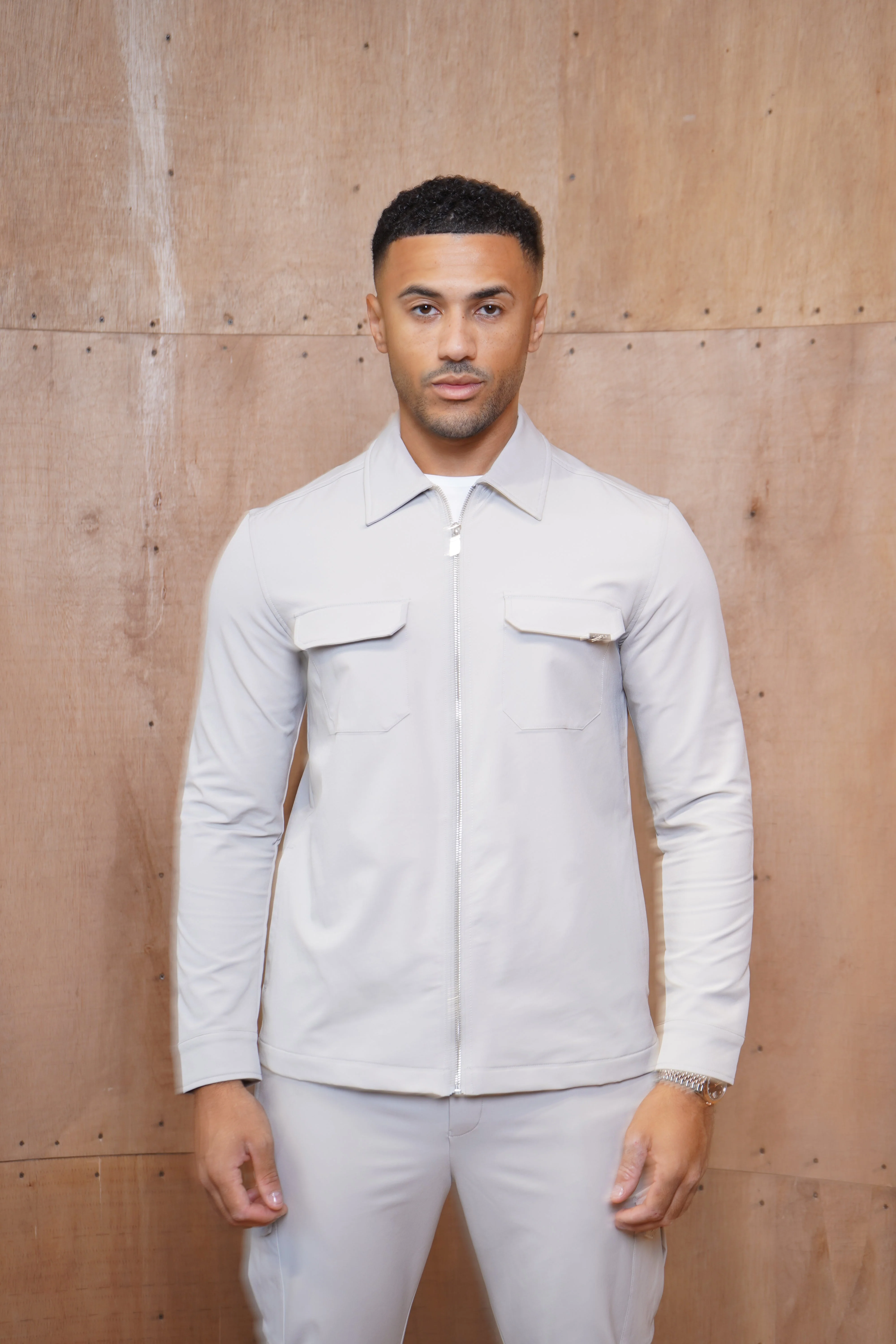 CAPO Utility Regular Light Grey Cargo Pants - Image 7
