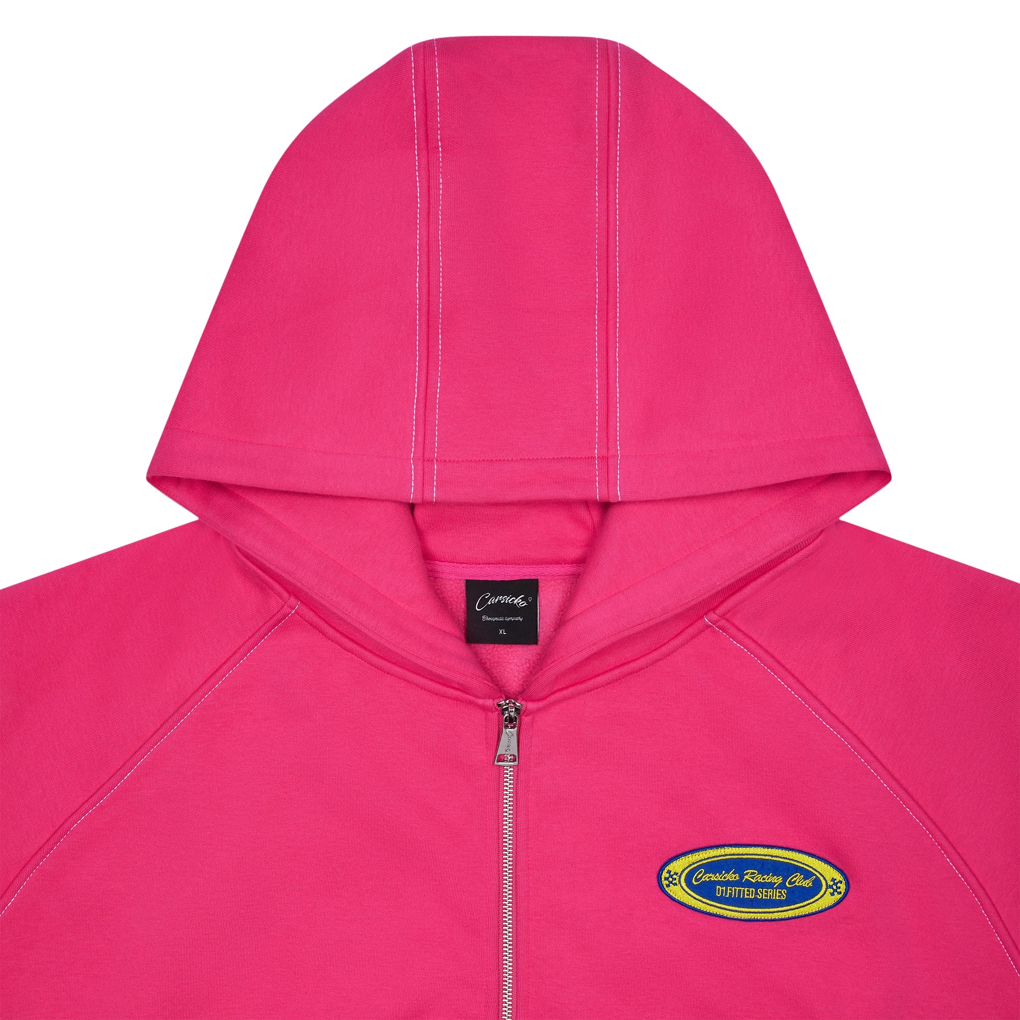 Carsicko Racing Club Pink Hoodie - Image 4