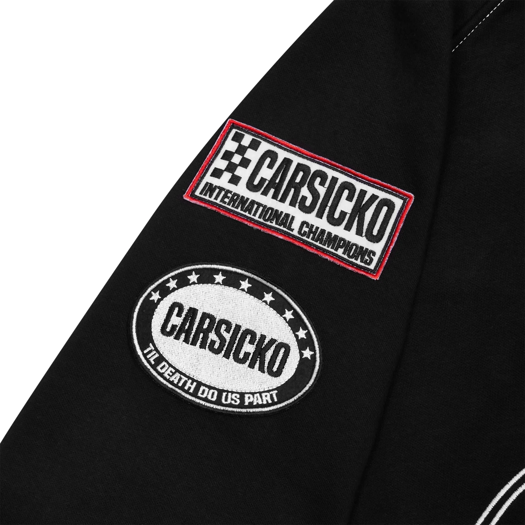 Carsicko Racing Club Zip-Up Black Hoodie - Image 4