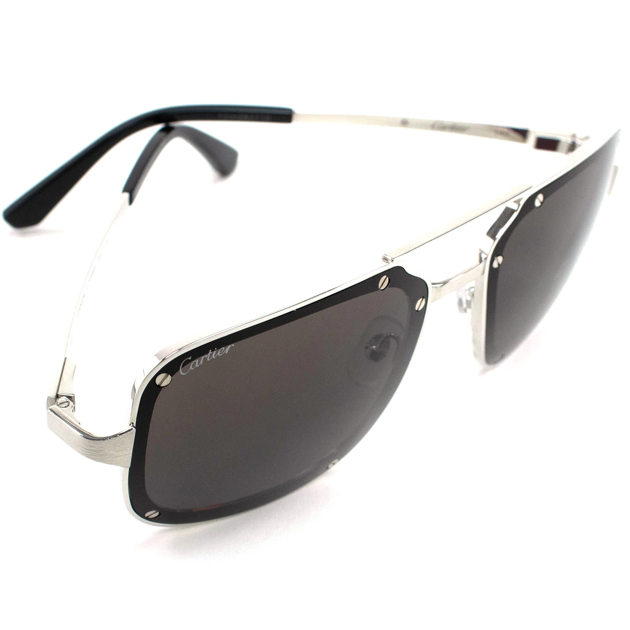 Cartier Eyewear CT0195S-001 Santos De Cartier Sunglasses - Image 4