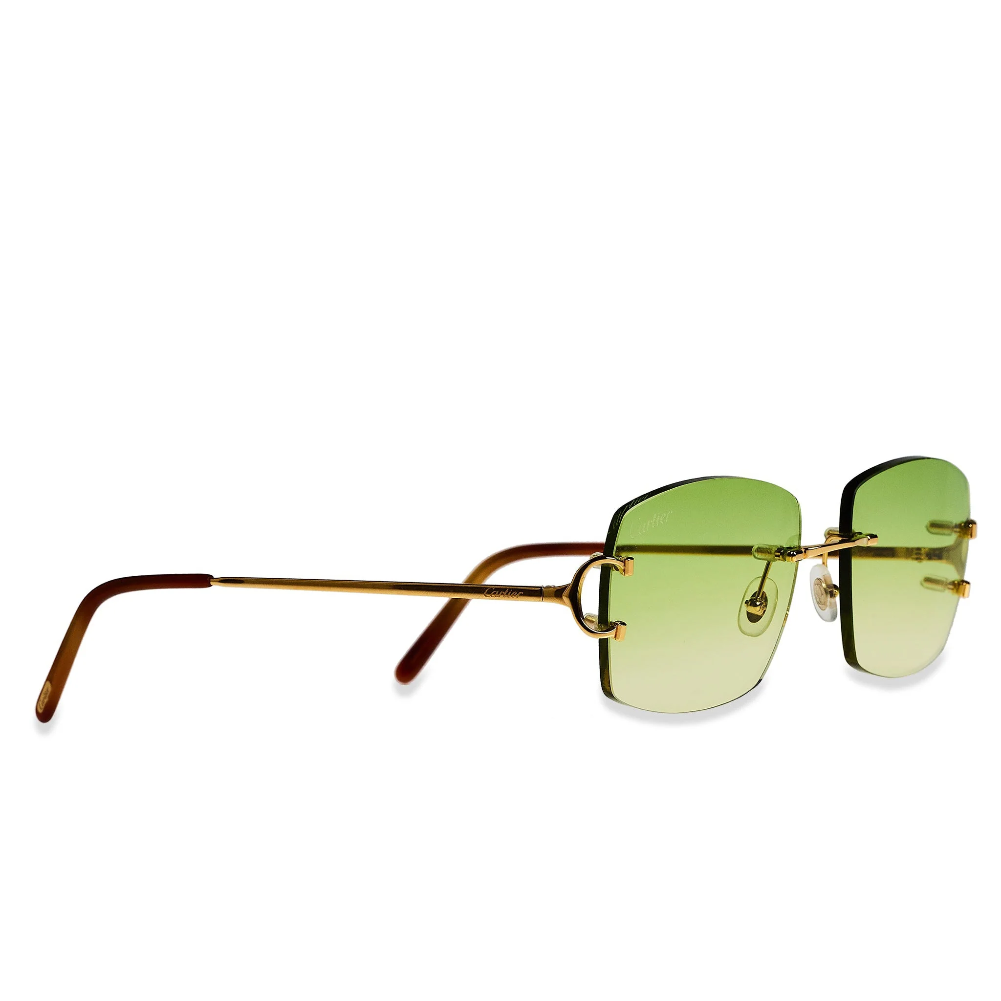 Cartier Eyewear Custom CT00920-001 C Decor Rimless Sunglasses - Image 2