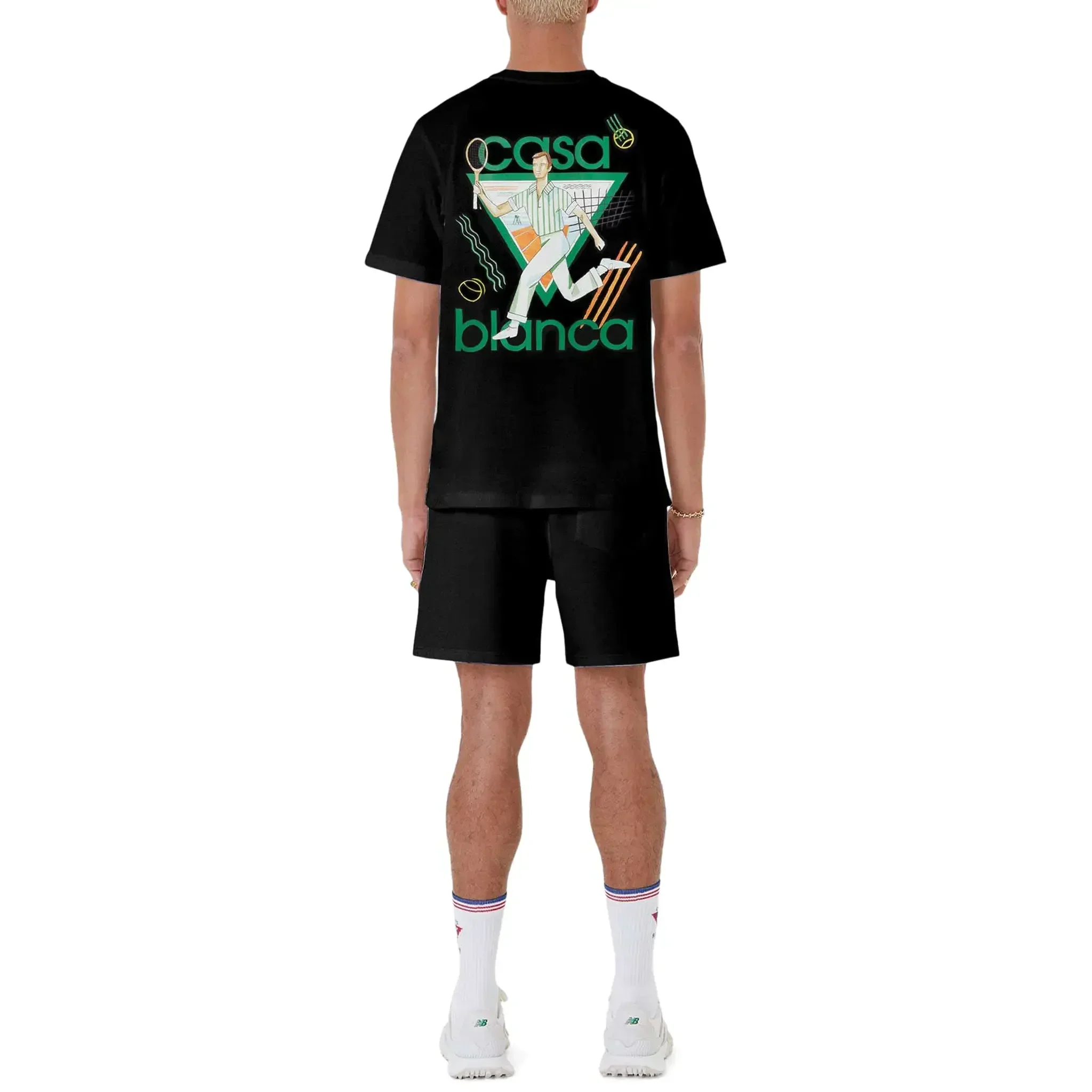 Casablanca Le Jeu Black T-Shirt - Image 4