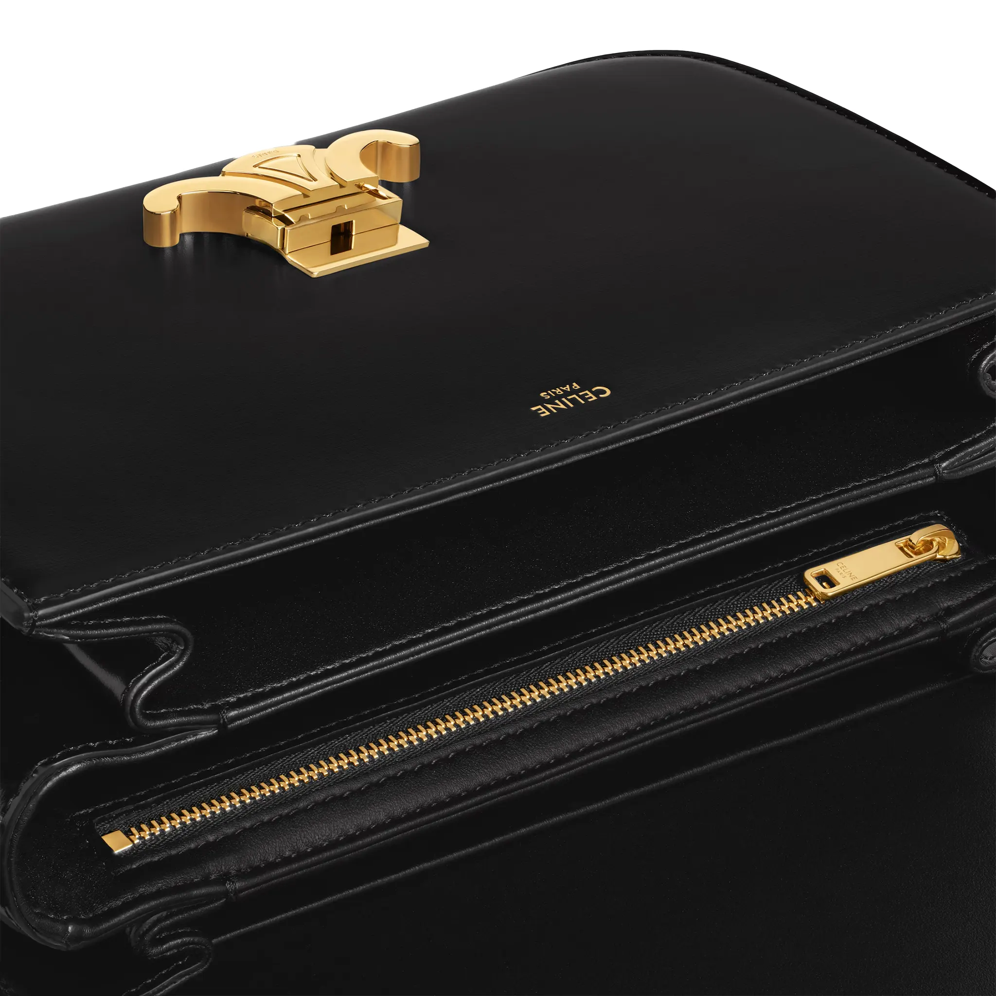 Celine Classique Triomphe Black Bag - Image 5