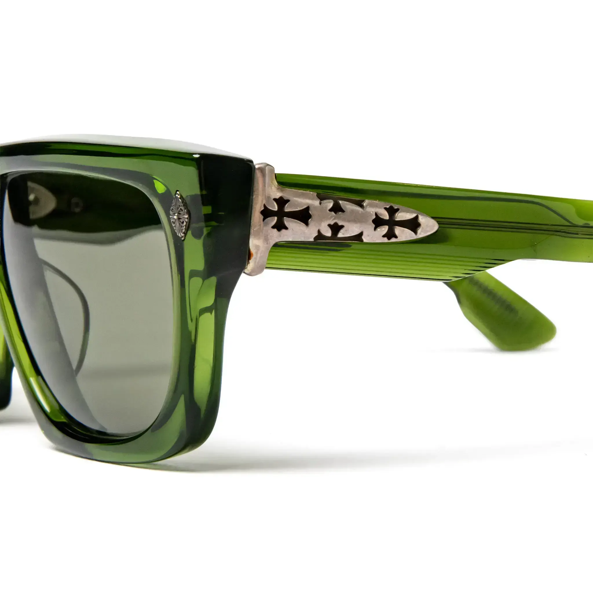 Chrome Hearts Charismadick Drak Olive Sunglasses - Image 5