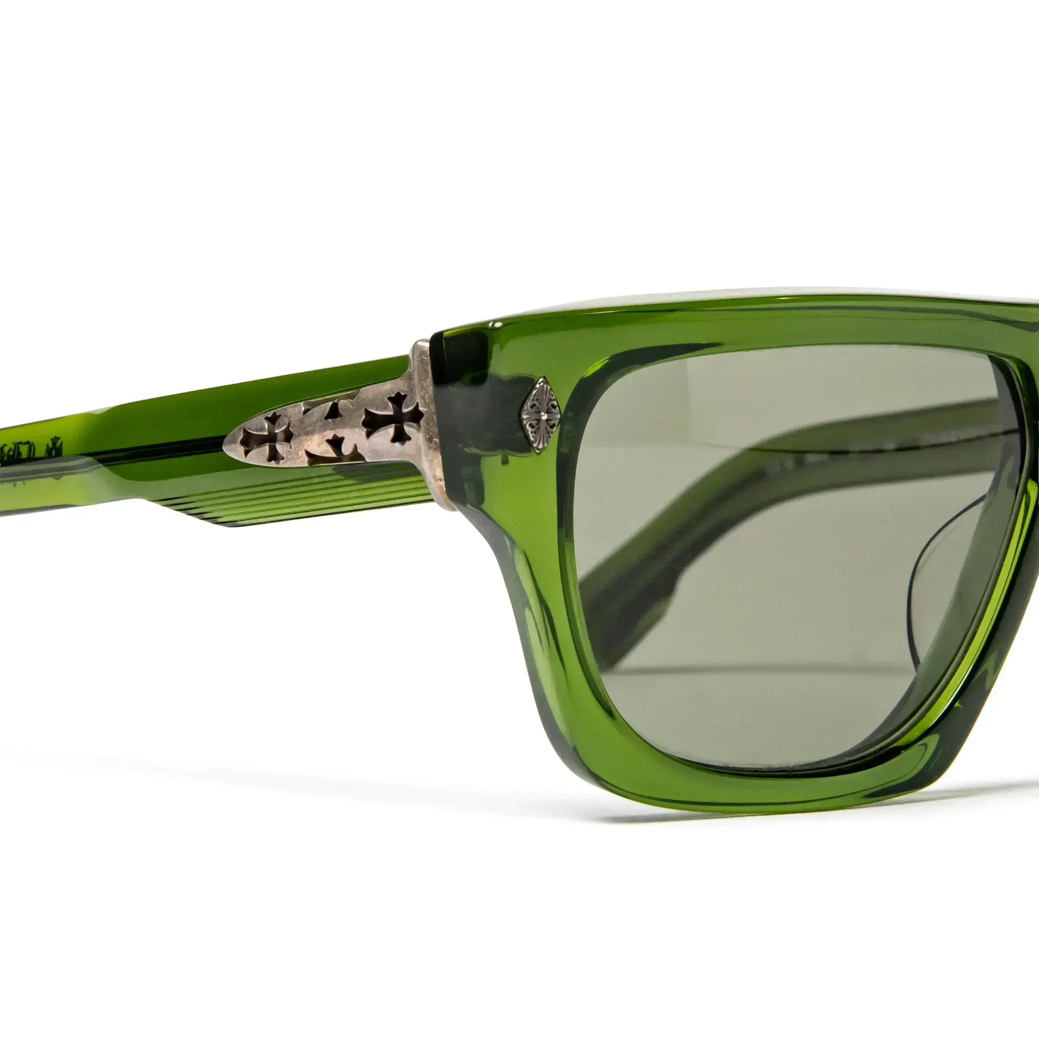 Chrome Hearts Charismadick Drak Olive Sunglasses - Image 6