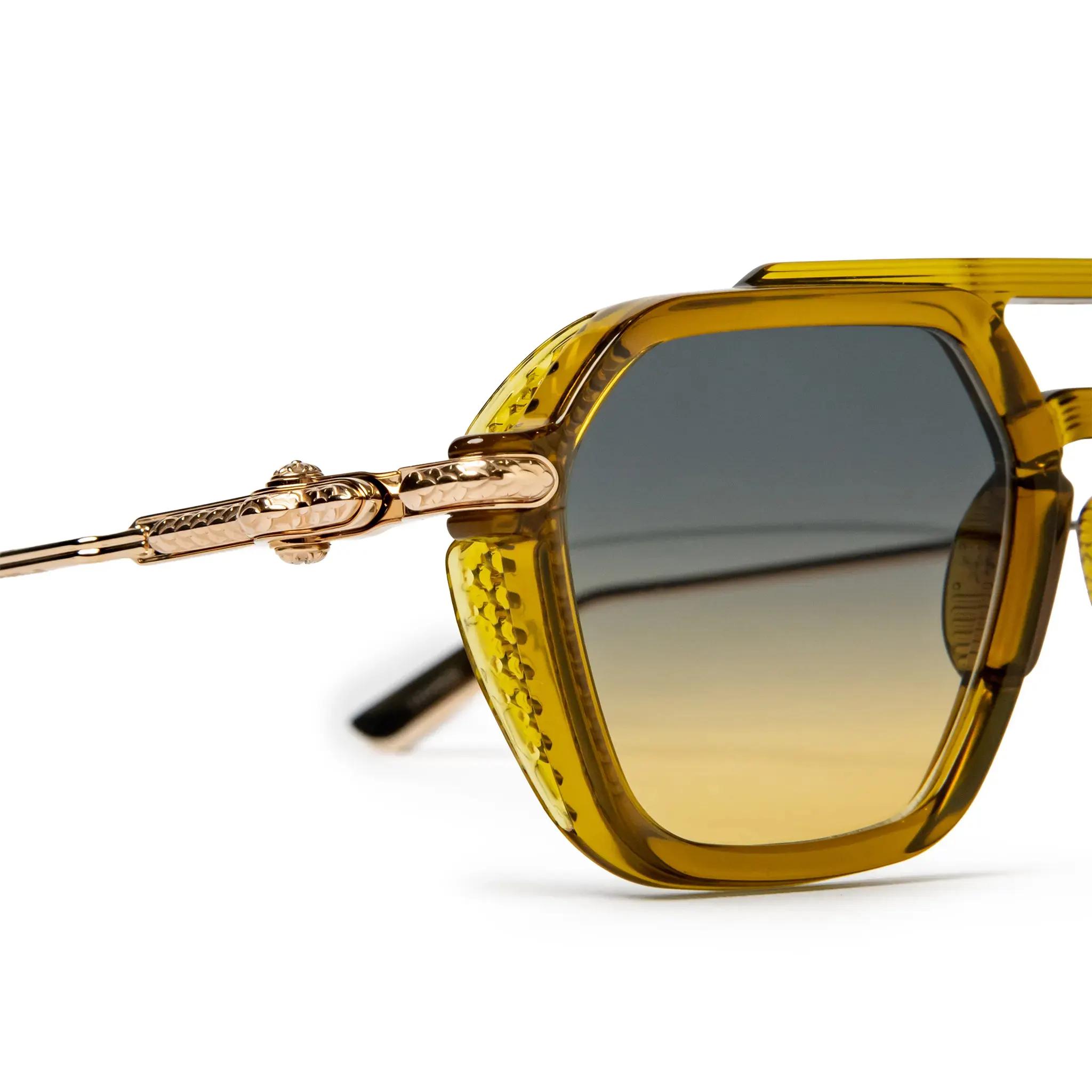 Chrome Hearts Fuckery Malt Gold Sunglasses - Image 7
