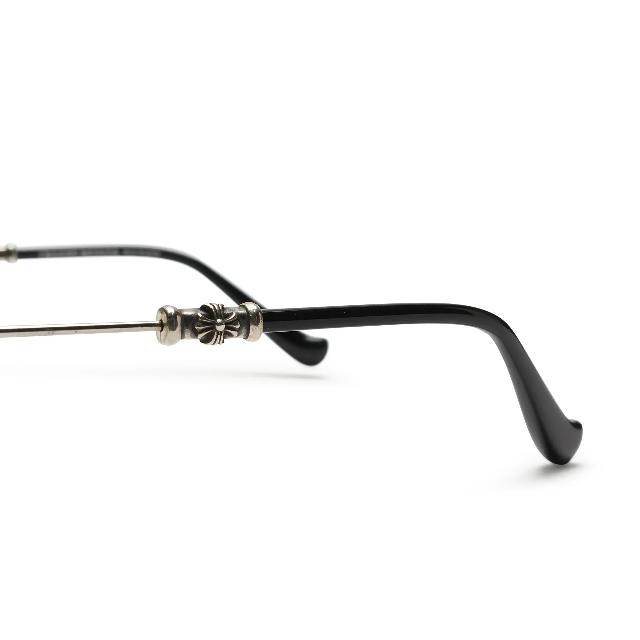 Chrome Hearts Pills III Custom Silver Brown Diamond Cut Sunglasses - Image 9