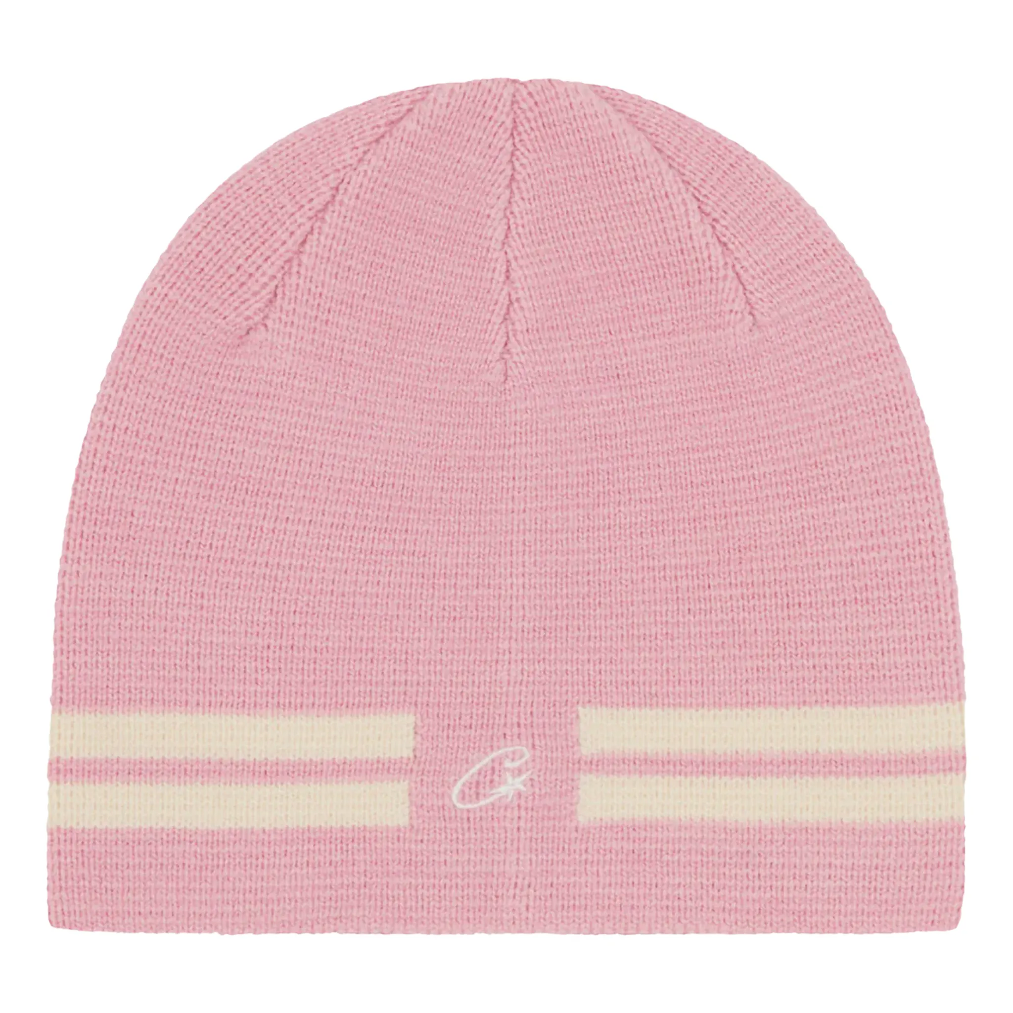 Corteiz VVS Knit Pink Beanie - Image 2