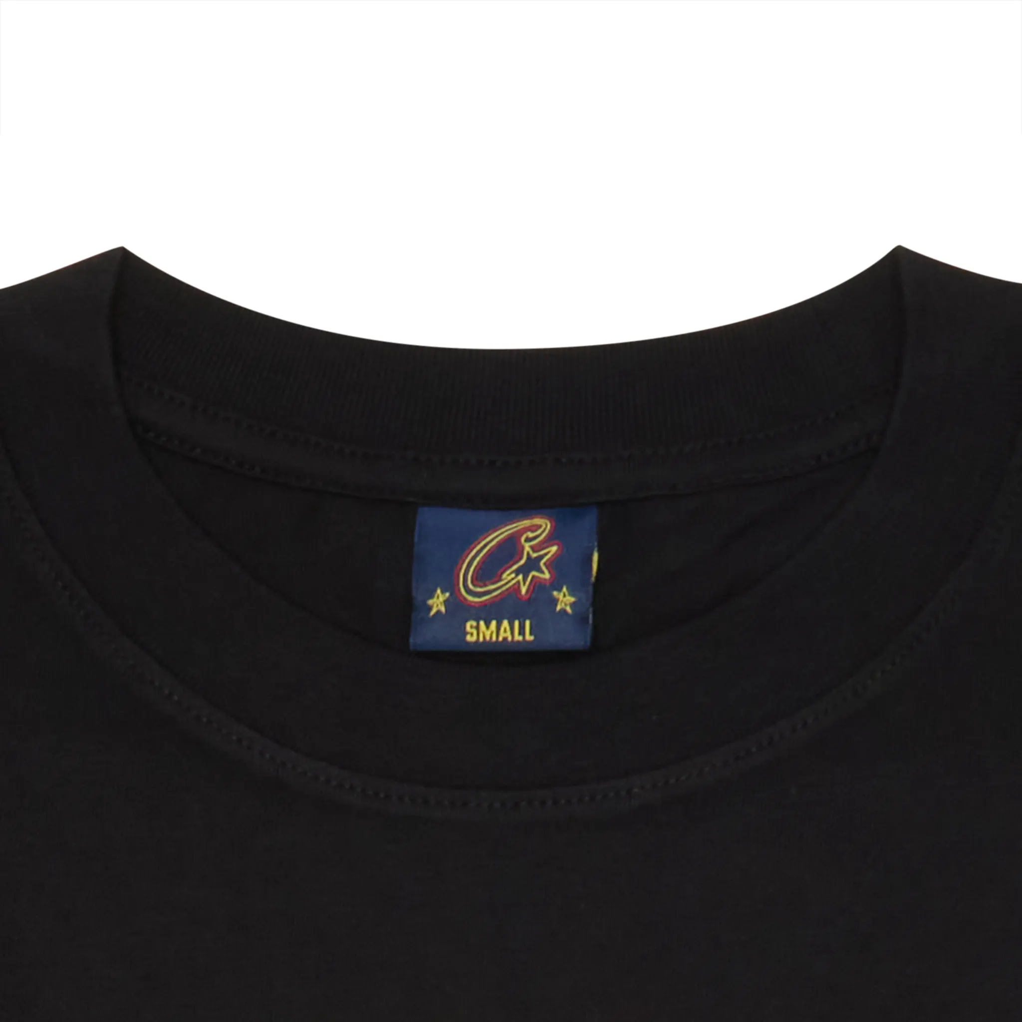 Corteiz x Denim Cortears OG Alcatraz Black T Shirt - Image 4