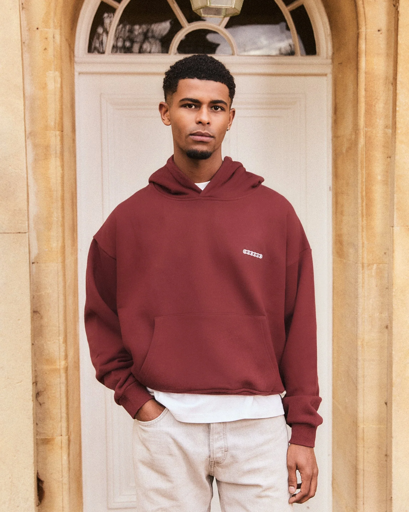 Coszus Legacy Burgundy Hoodie - Image 2
