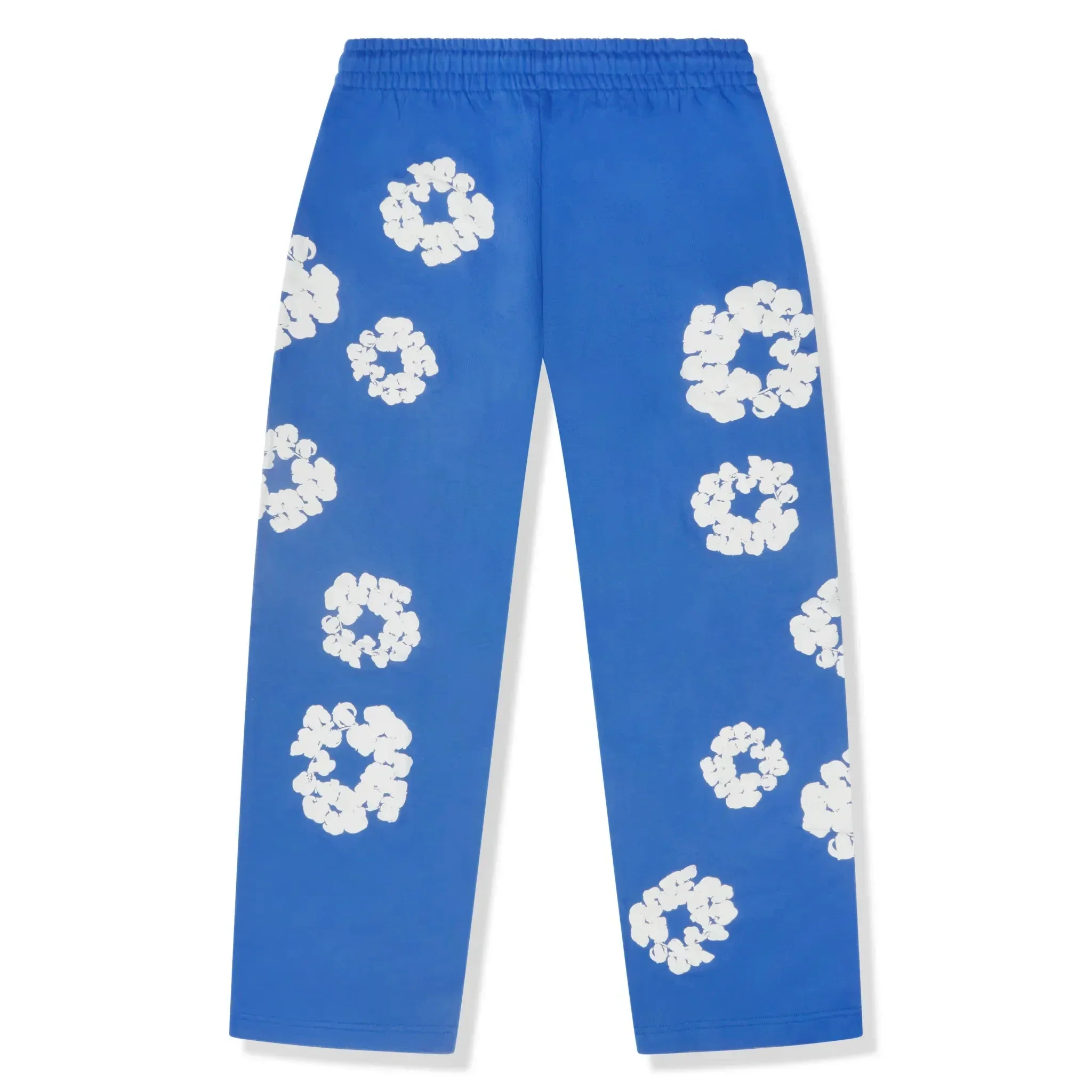 Denim Tears The Cotton Wreath Baggy Blue Sweatpants - Image 2