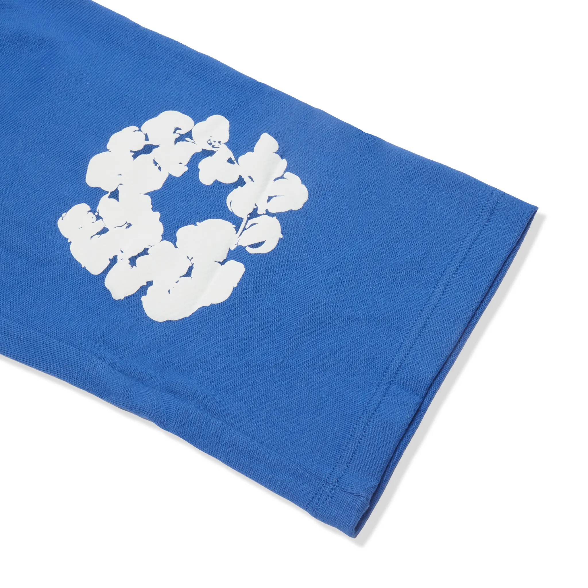 Denim Tears The Cotton Wreath Baggy Blue Sweatpants - Image 3