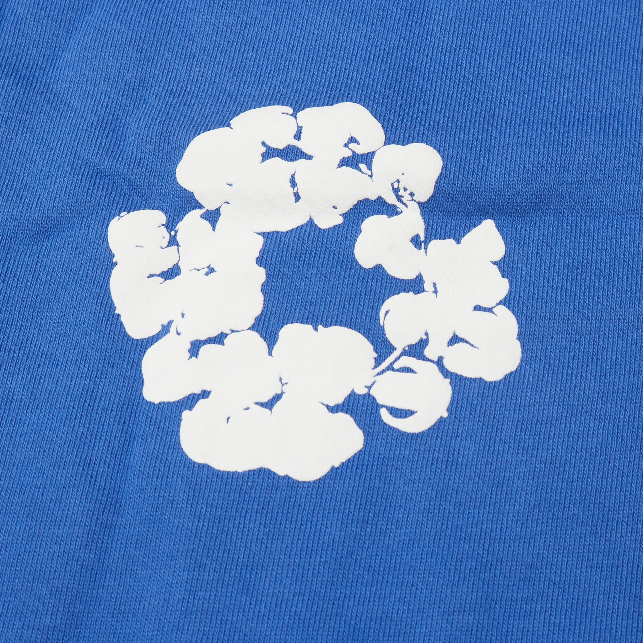 Denim Tears The Cotton Wreath Baggy Blue Sweatpants - Image 4