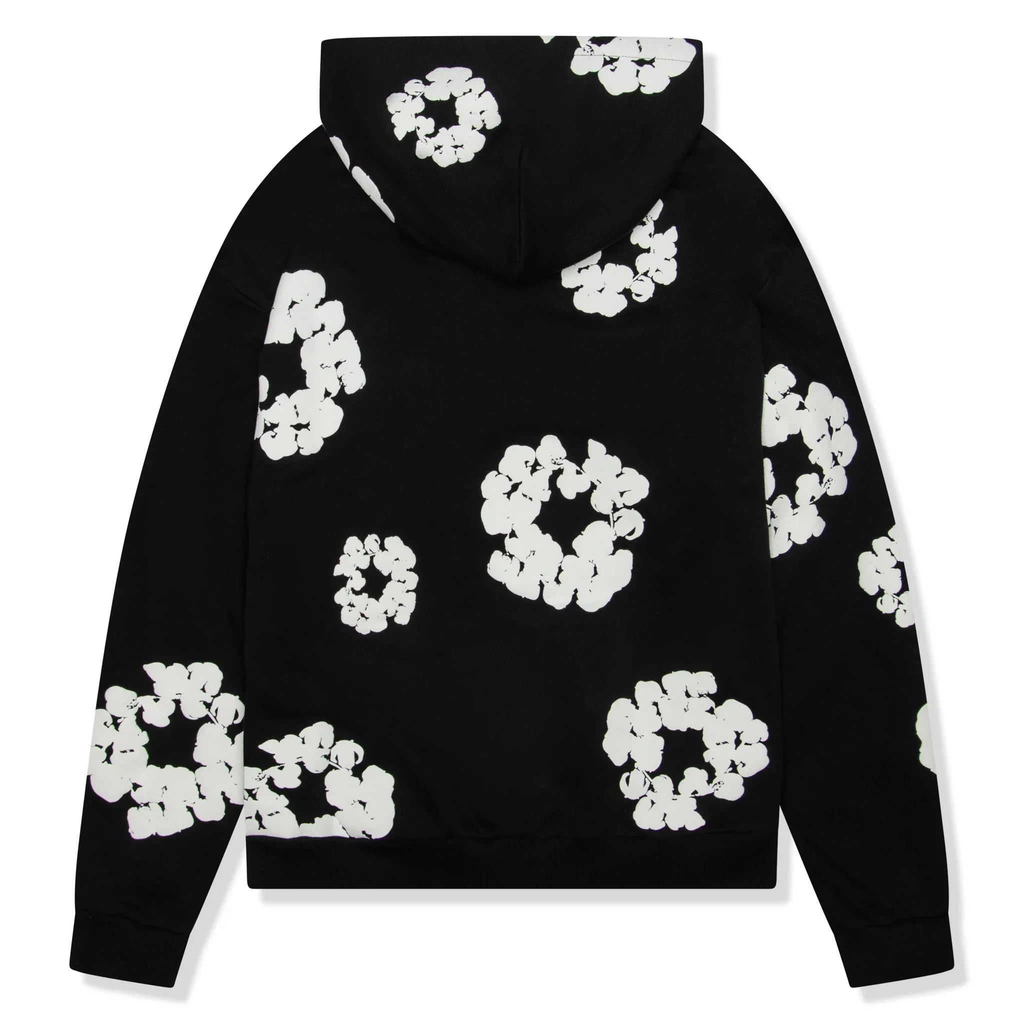 Denim Tears The Cotton Wreath Black Hoodie - Image 2