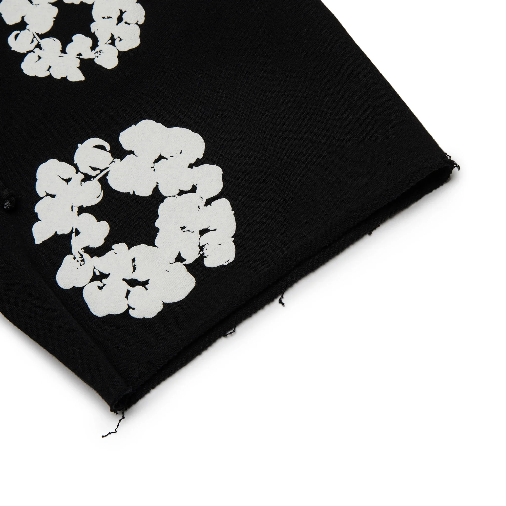 Denim Tears The Cotton Wreath Black Shorts - Image 3