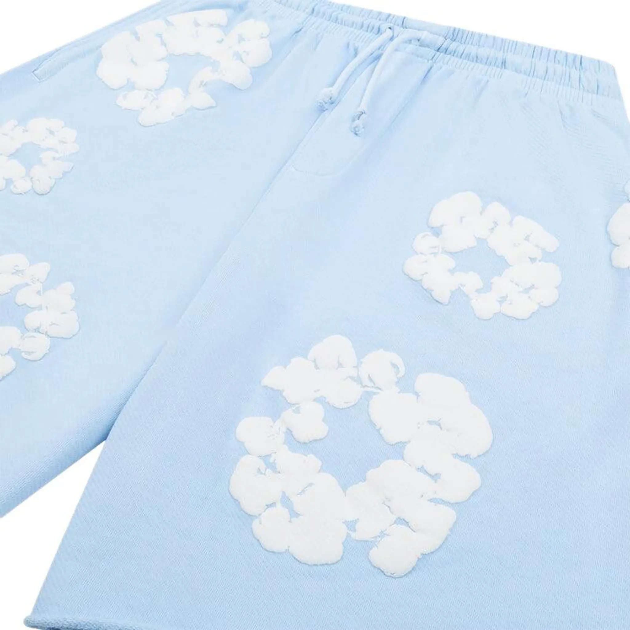 Denim Tears The Cotton Wreath Powder Blue Shorts - Image 3