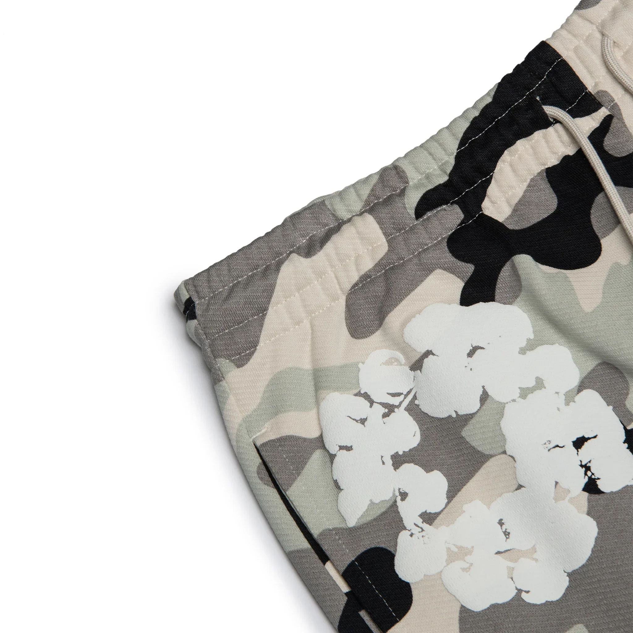 Denim Tears White Camo Cotton Wreath Sweatpants - Image 4