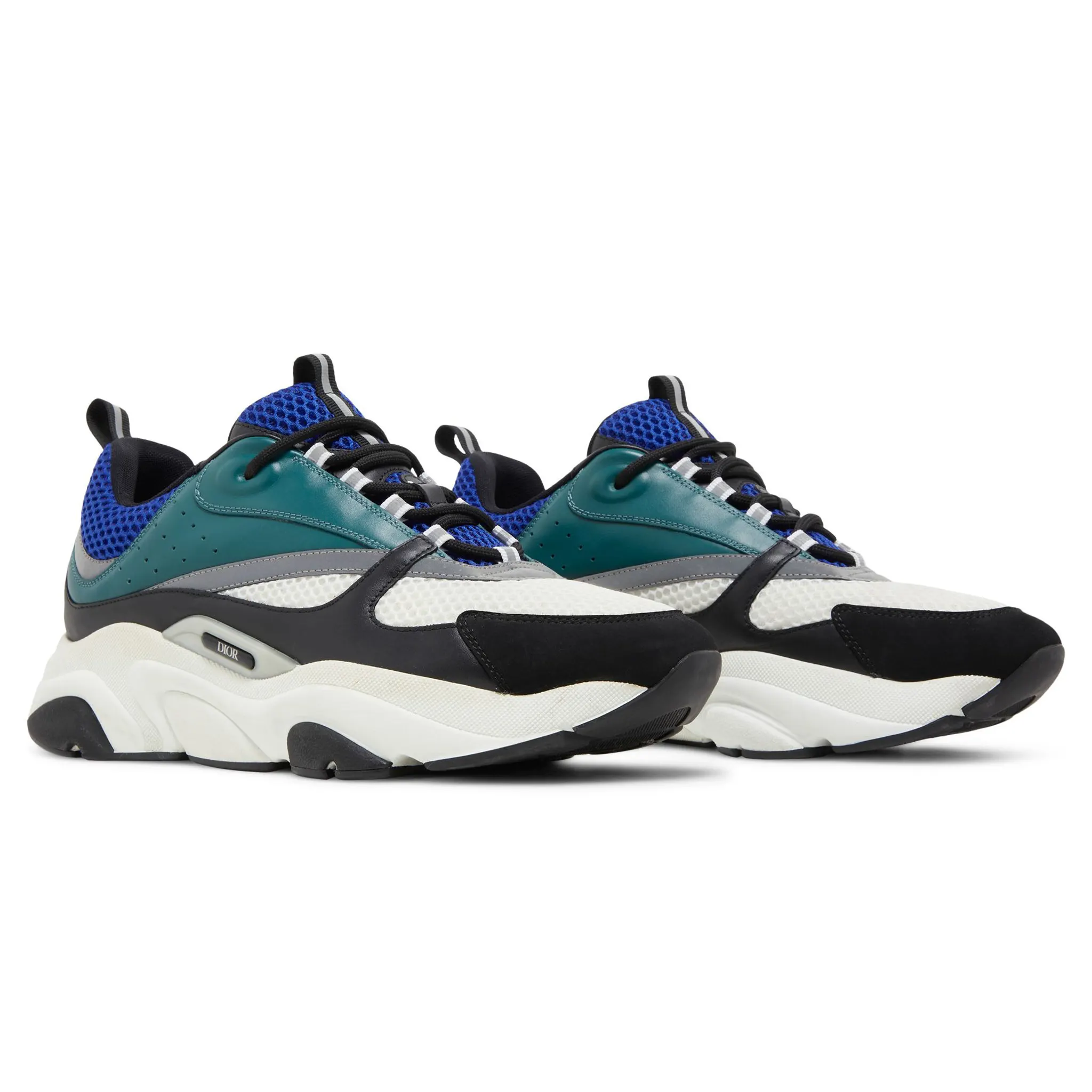 Dior B22 Blue Deep Green Trainer - Image 2