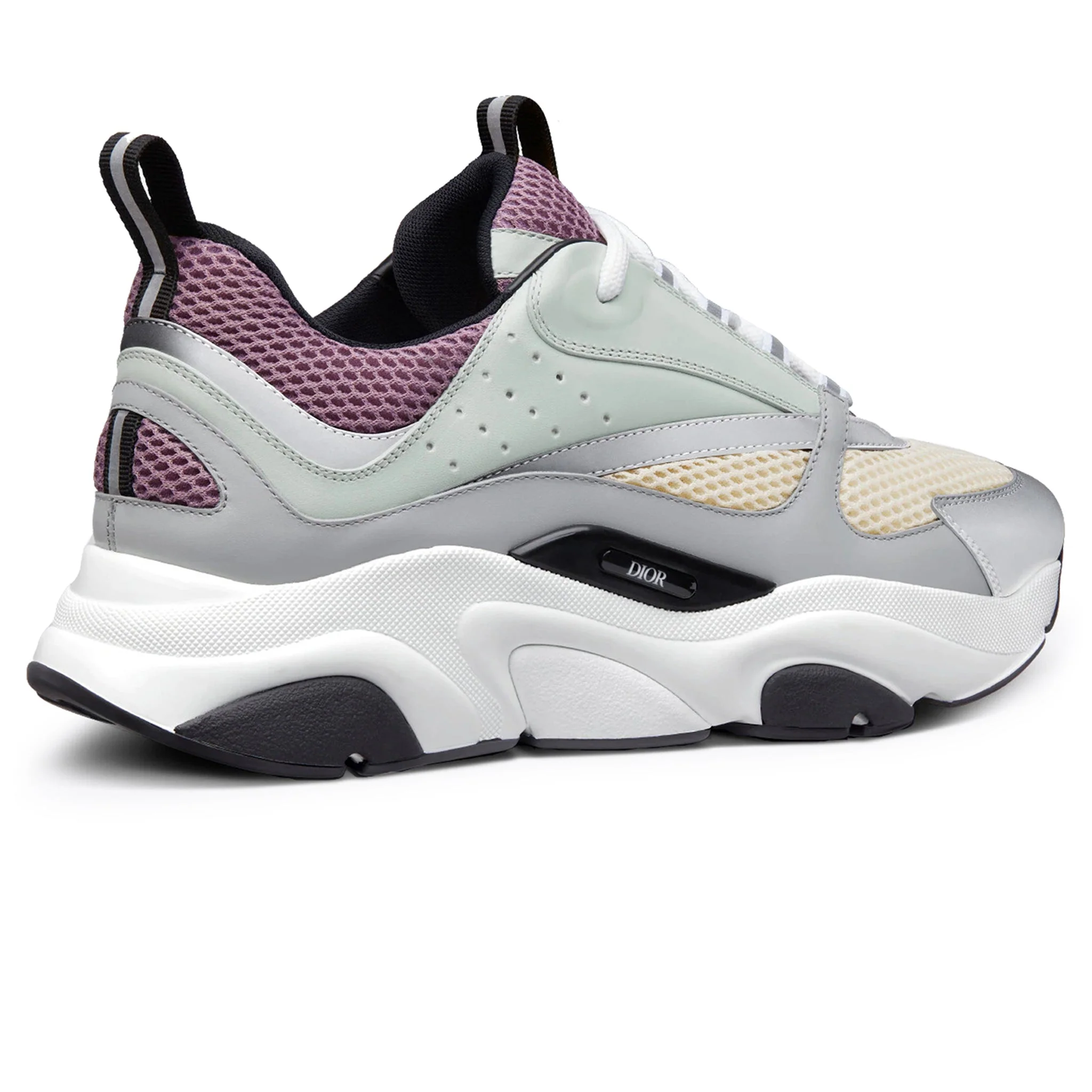 Dior B22 Cream Lavender Calfskin Trainer - Image 3
