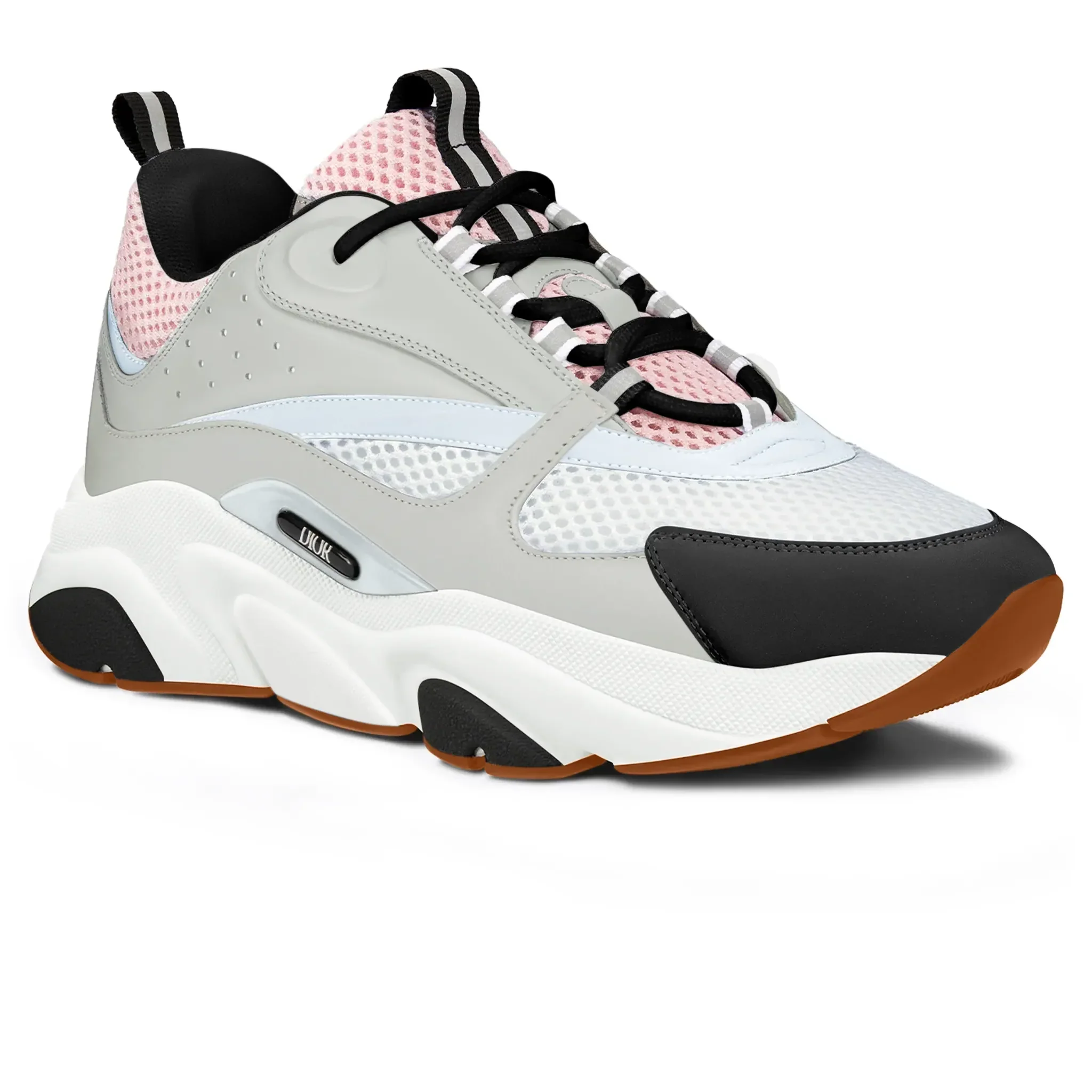 Dior B22 Pale Pink Grey Trainer - Image 2