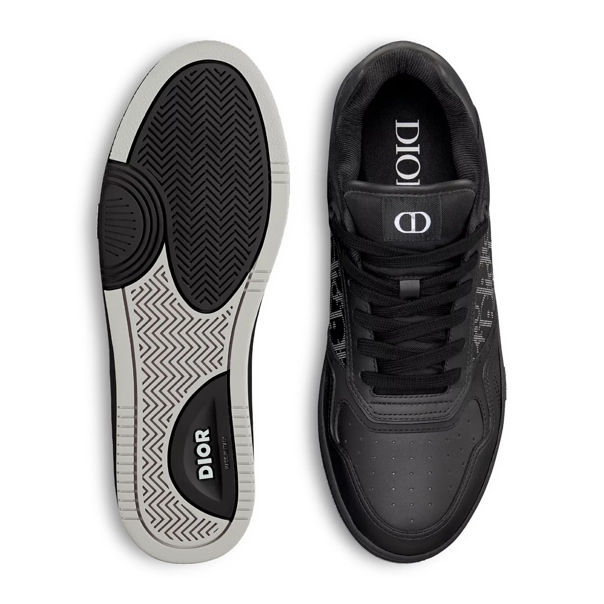 Dior B27 Uptown Black Smooth Calfskin Sneaker - Image 4