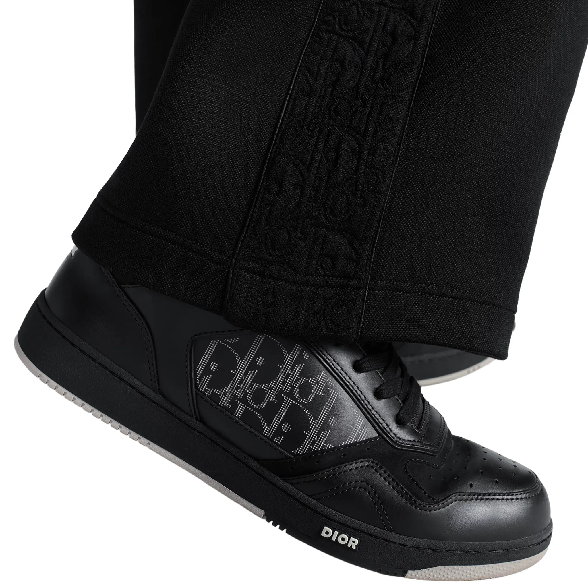 Dior B27 Uptown Black Smooth Calfskin Sneaker - Image 5