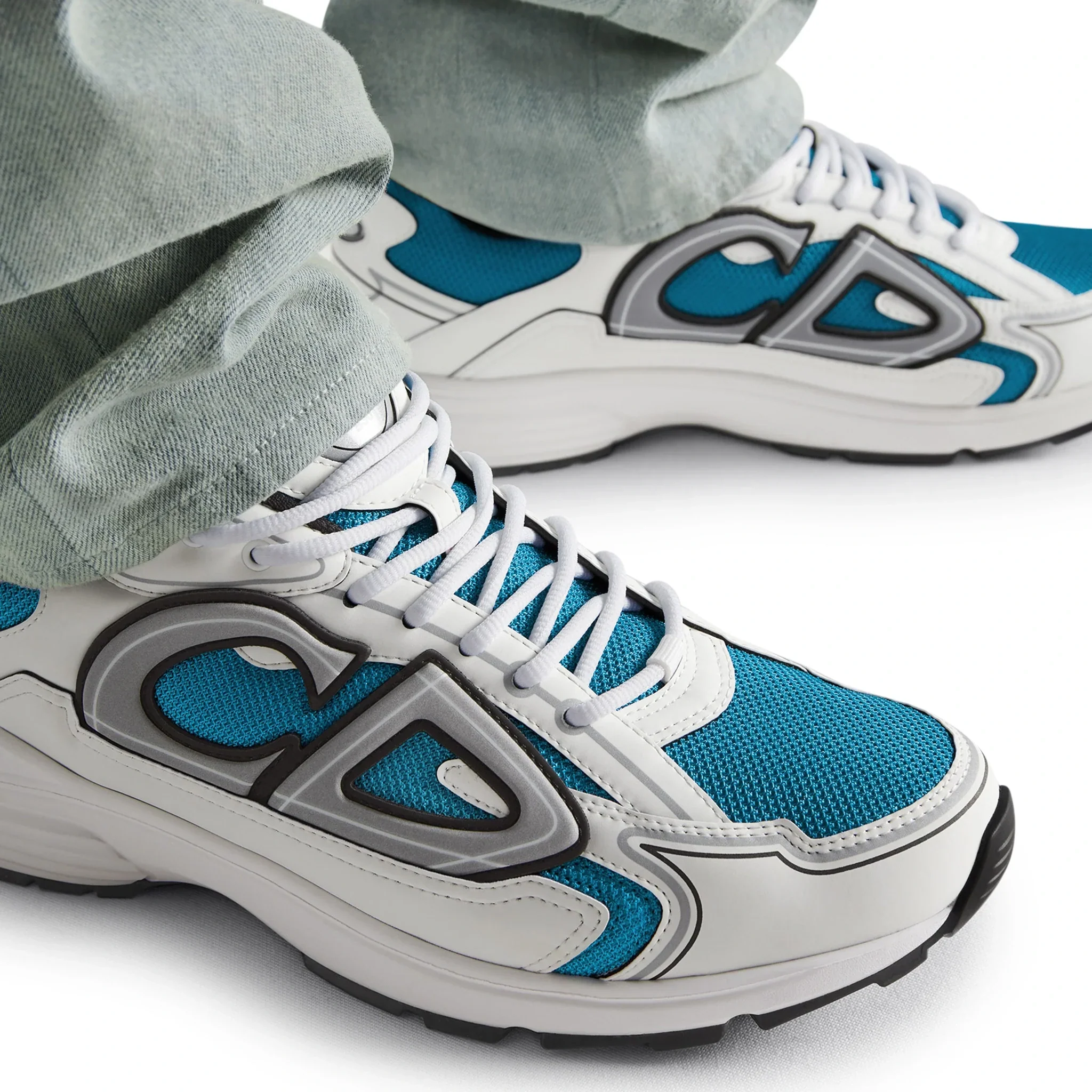 Dior B30 Blue White Trainer - Image 7
