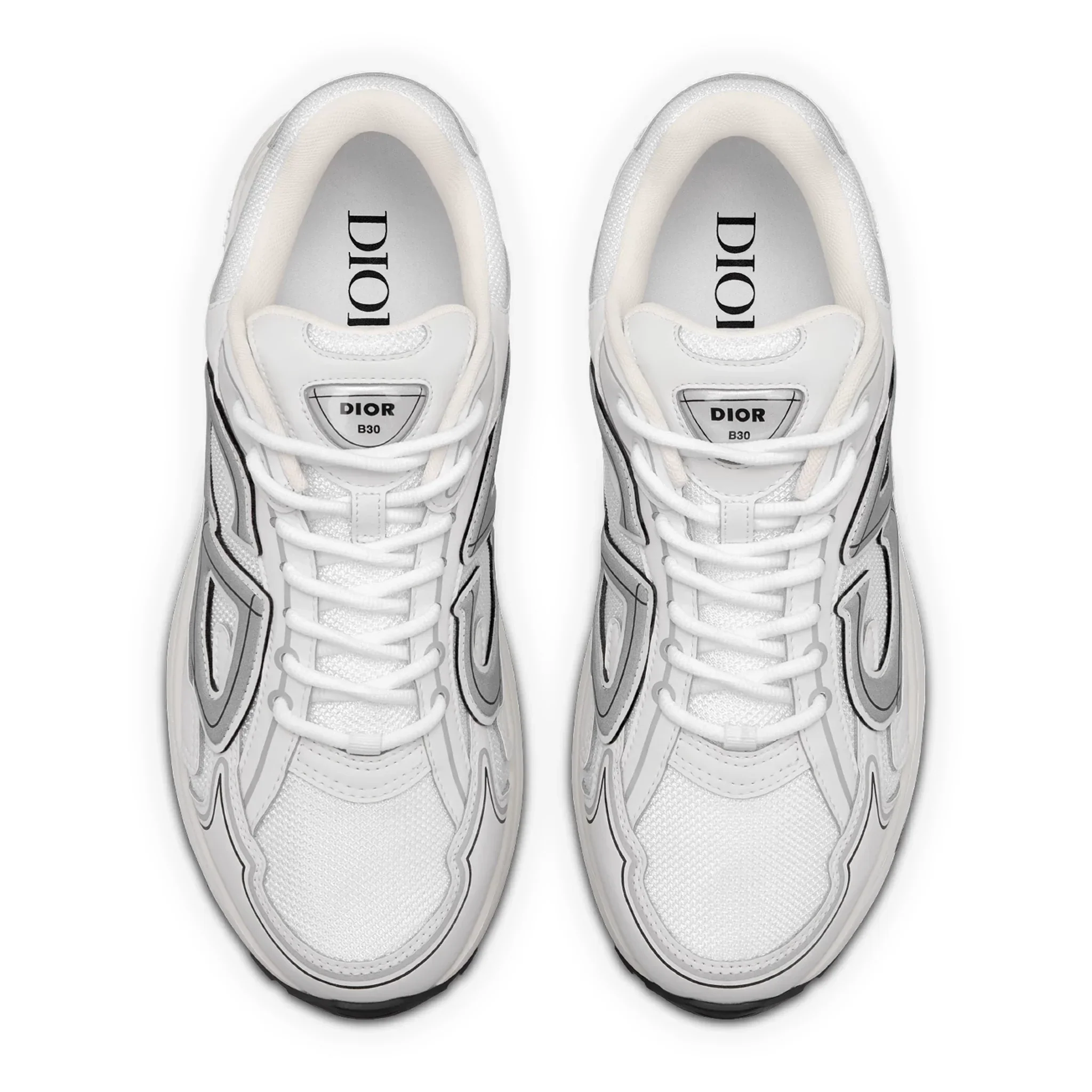 Dior B30 Countdown Mesh White Trainer - Image 3