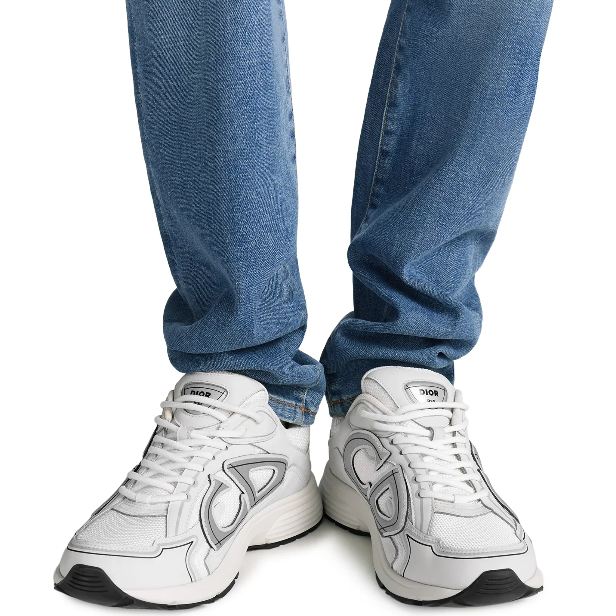 Dior B30 Countdown Mesh White Trainer - Image 6