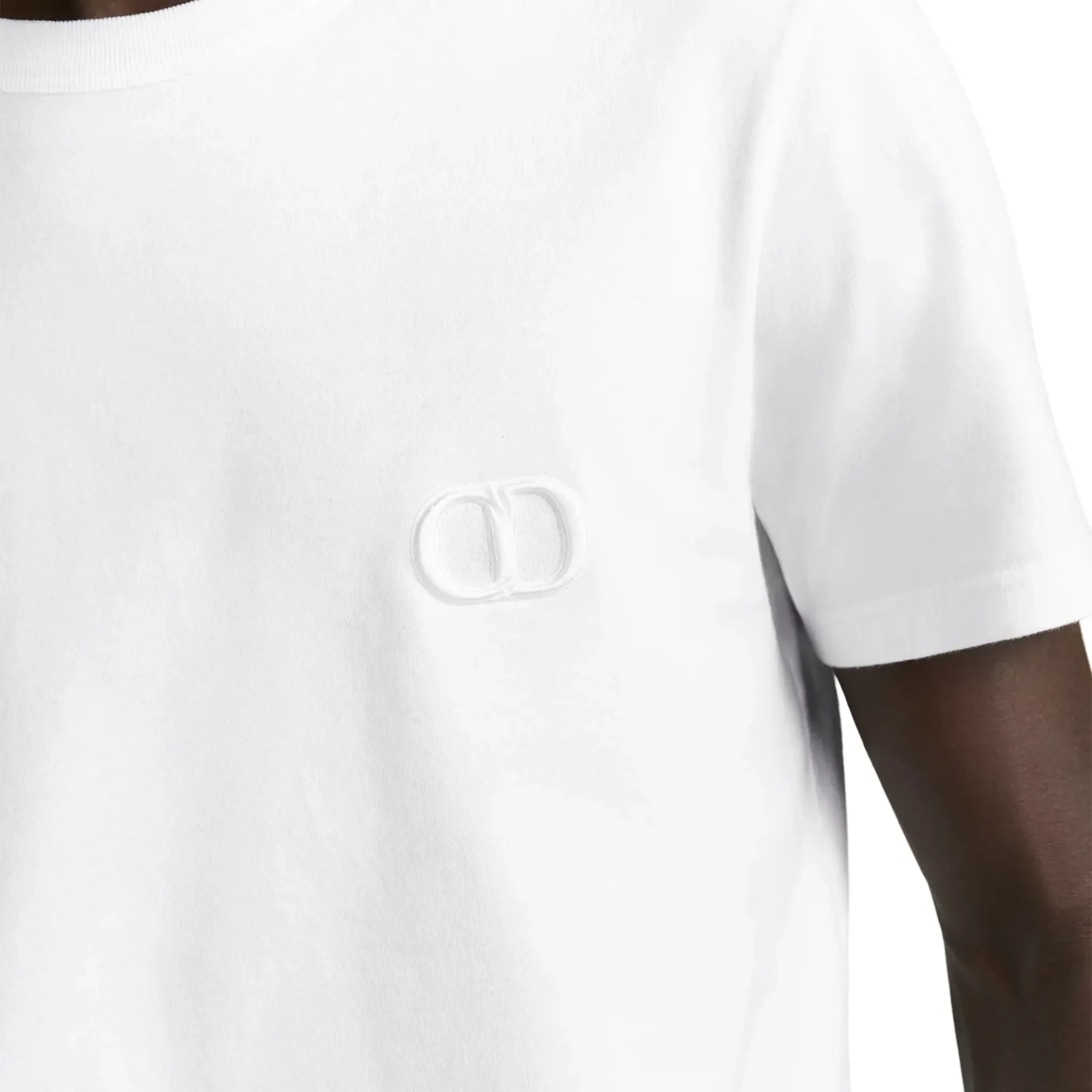 Dior CD Icon White T Shirt - Image 5