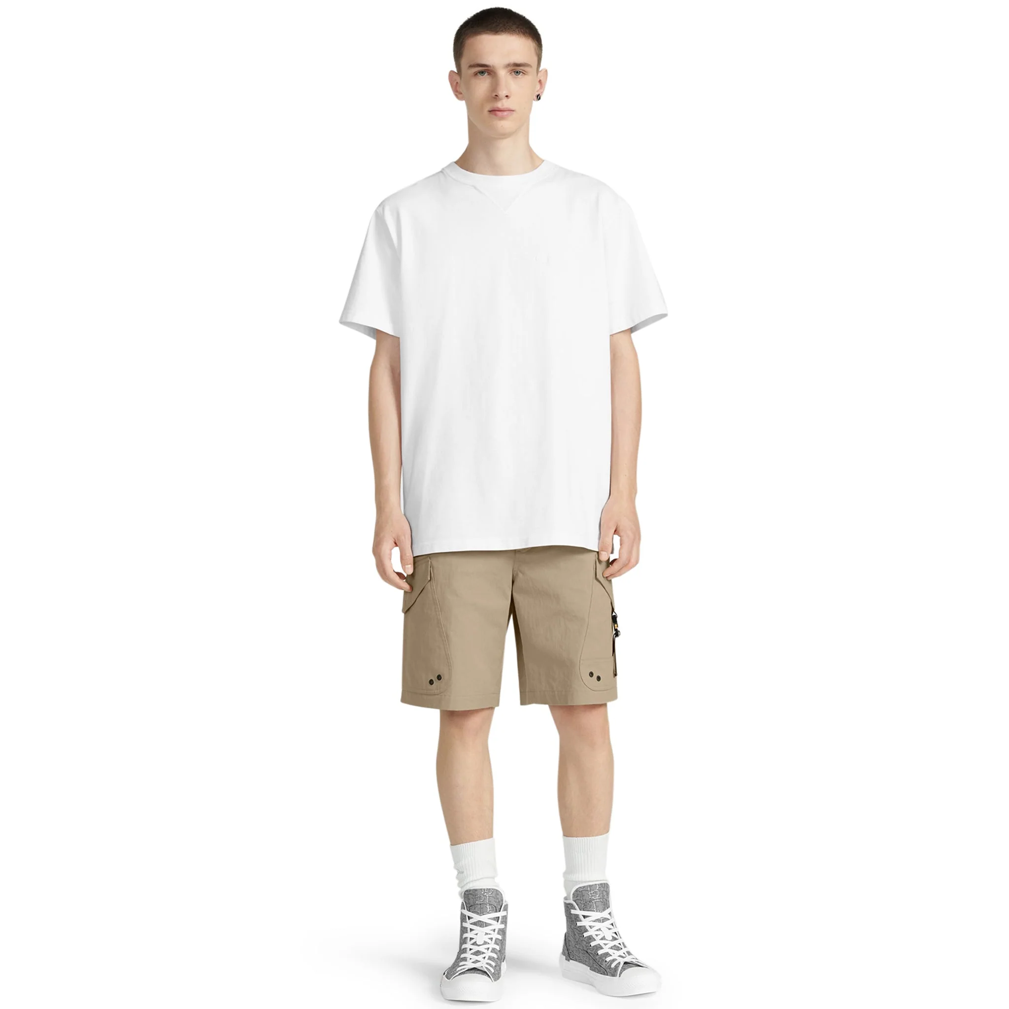 Dior 'Christian Dior Couture' Chest Logo Relaxed Fit T Shirt White - Image 4