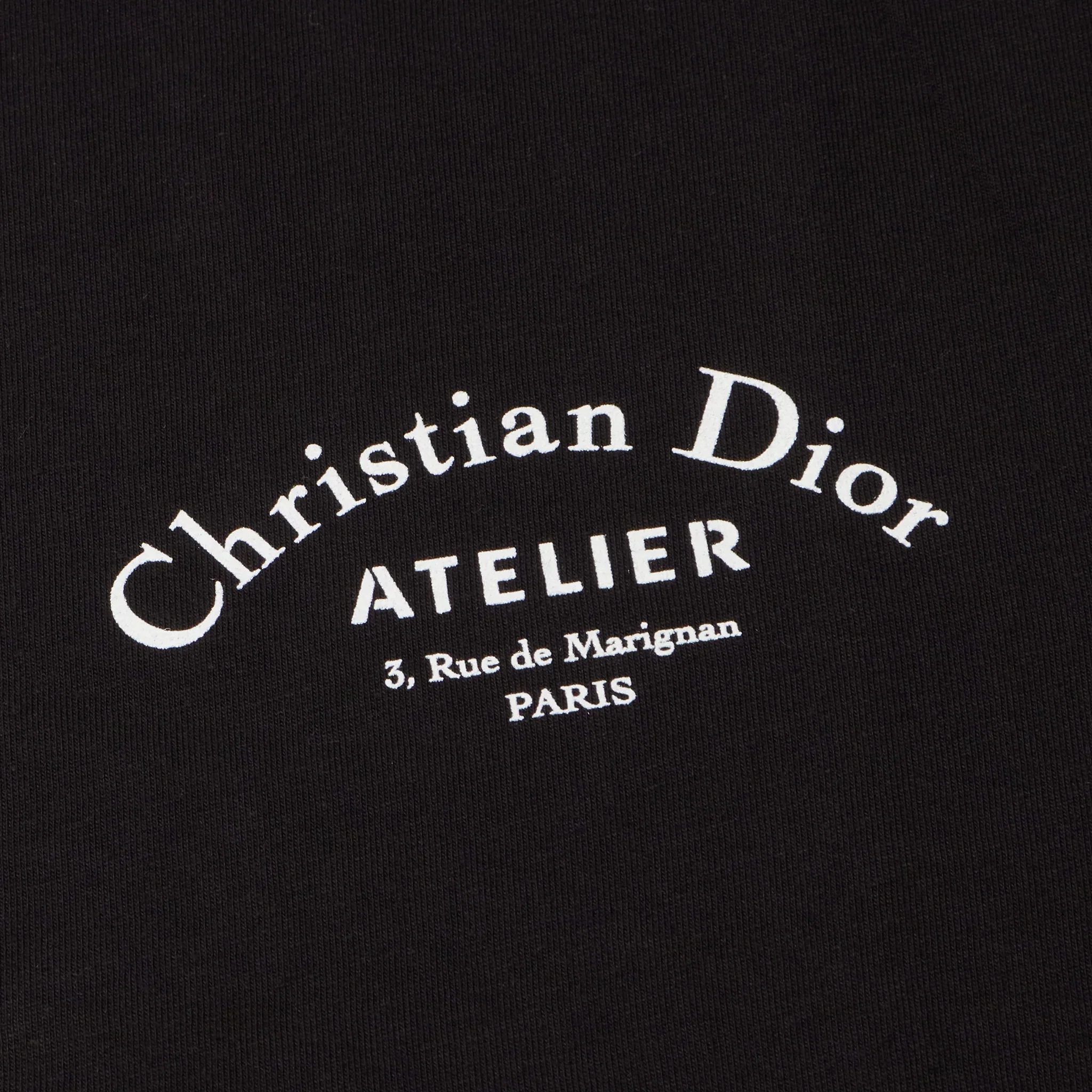 Dior Homme 'Christian Dior Atelier' Black T Shirt - Image 3