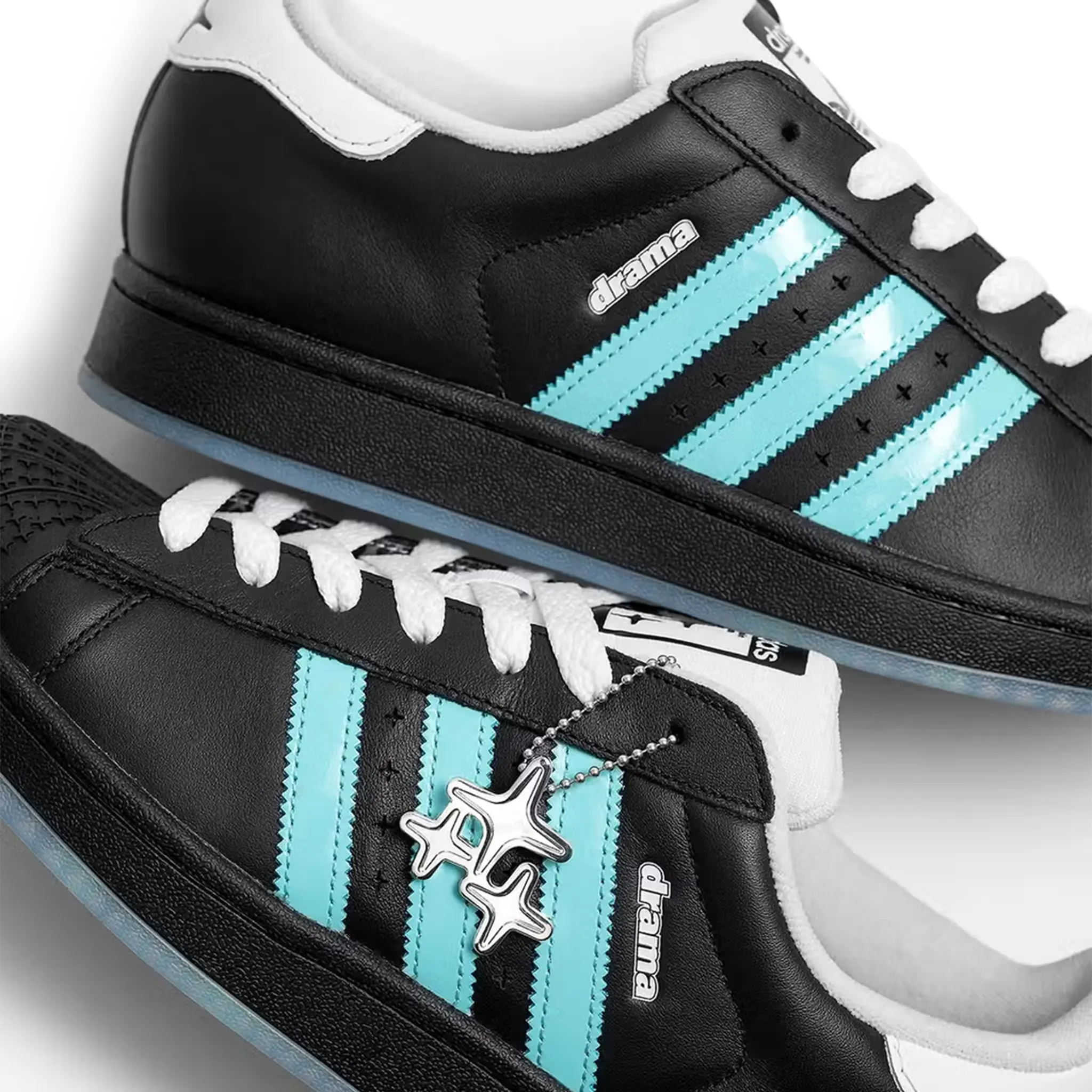 Drama Call x Adidas Superstar II Black Metrolink Blue - Image 8