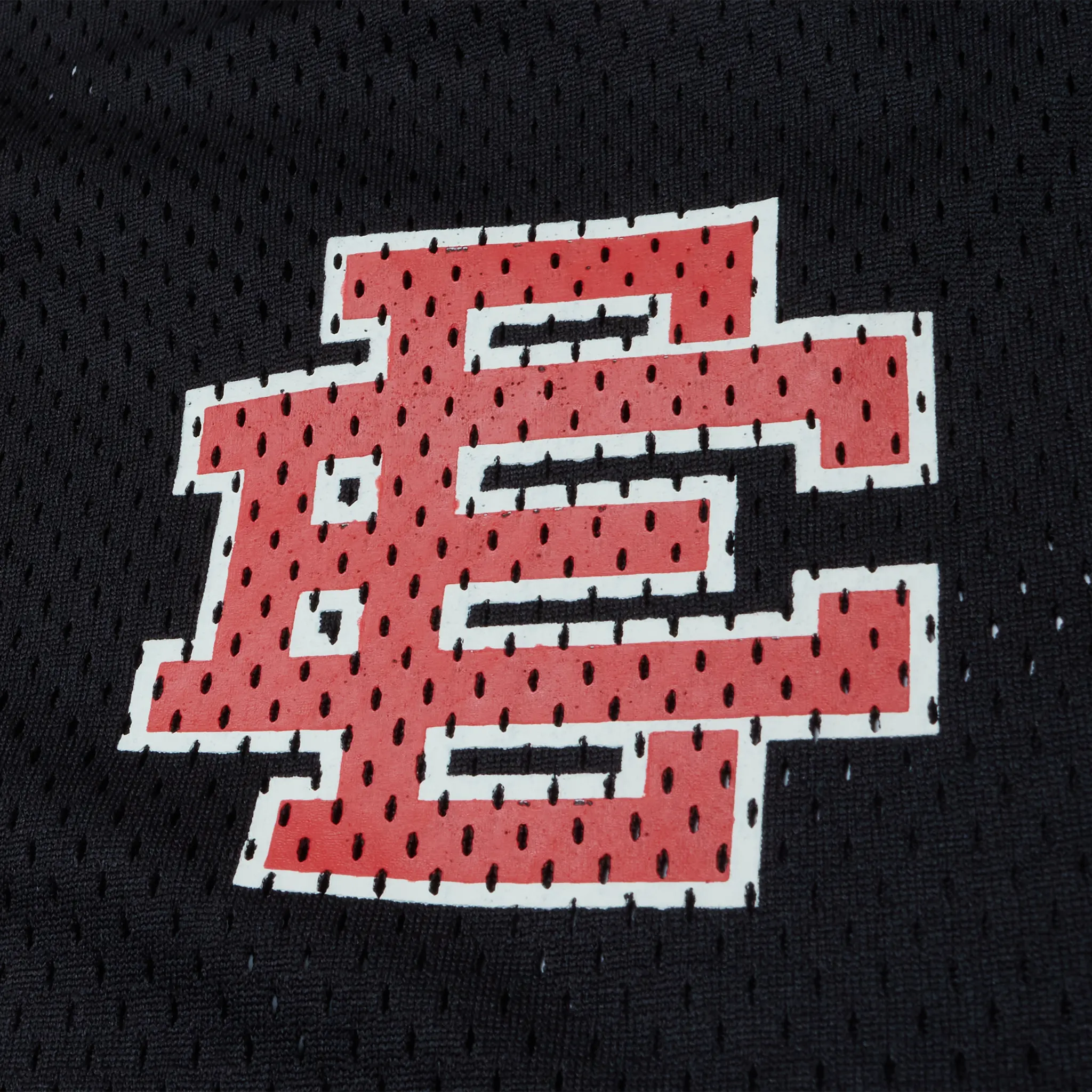 Eric Emanuel EE Basic Black Red Shorts - Image 4