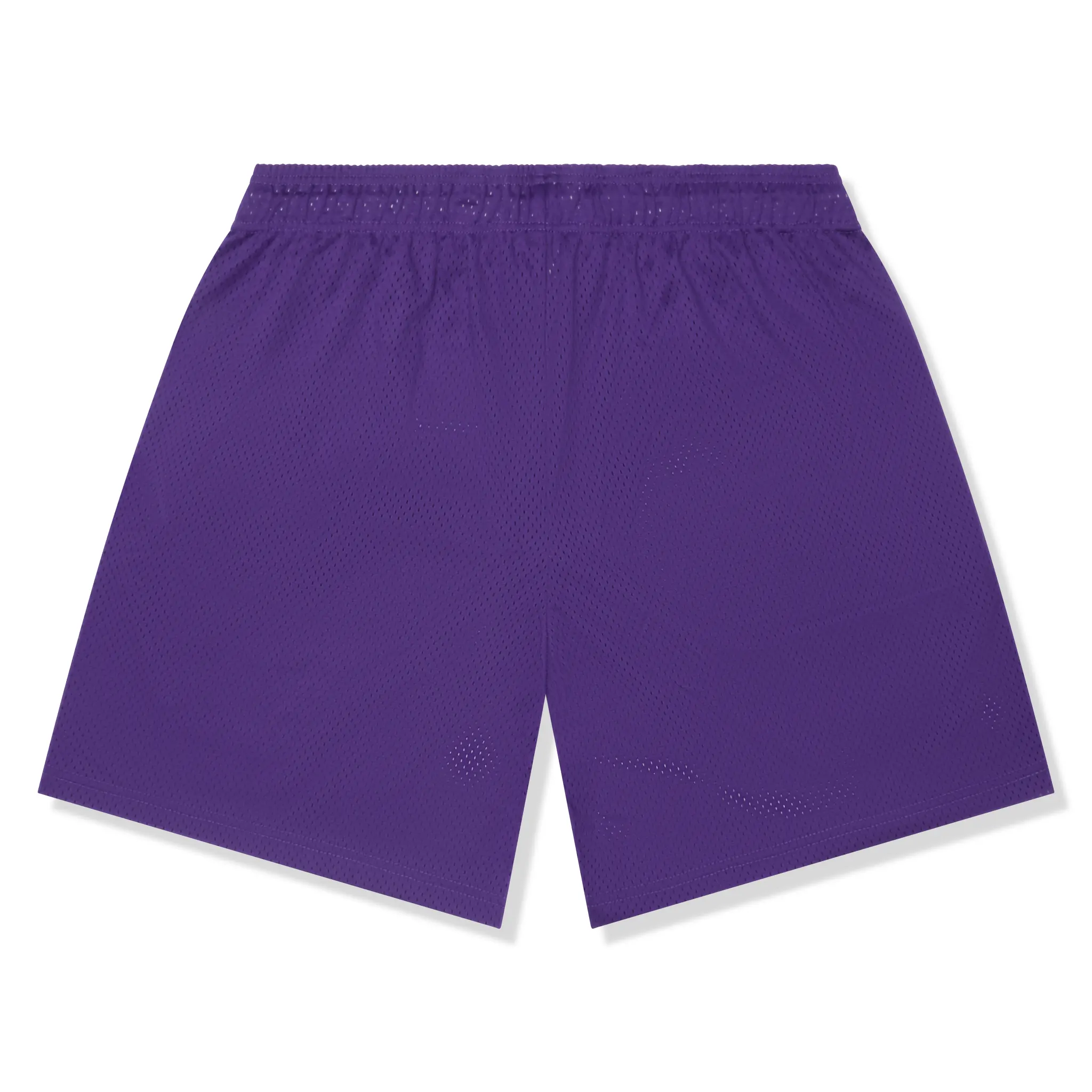 Eric Emanuel x Warren Lotas Purple Yellow Shorts (FW24) - Image 2