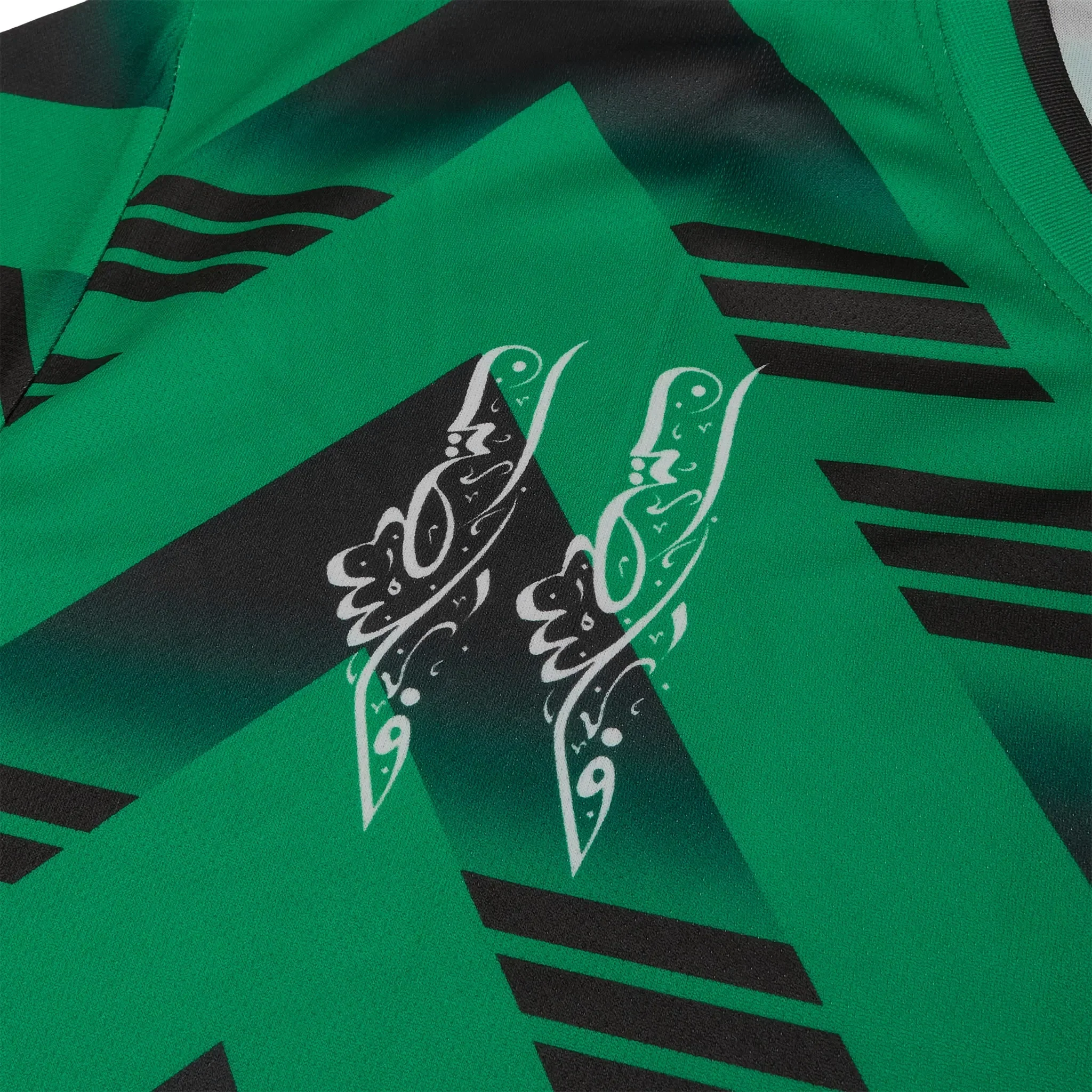 FC Palestina Palestine Retro Green Black Football T Shirt - Image 6