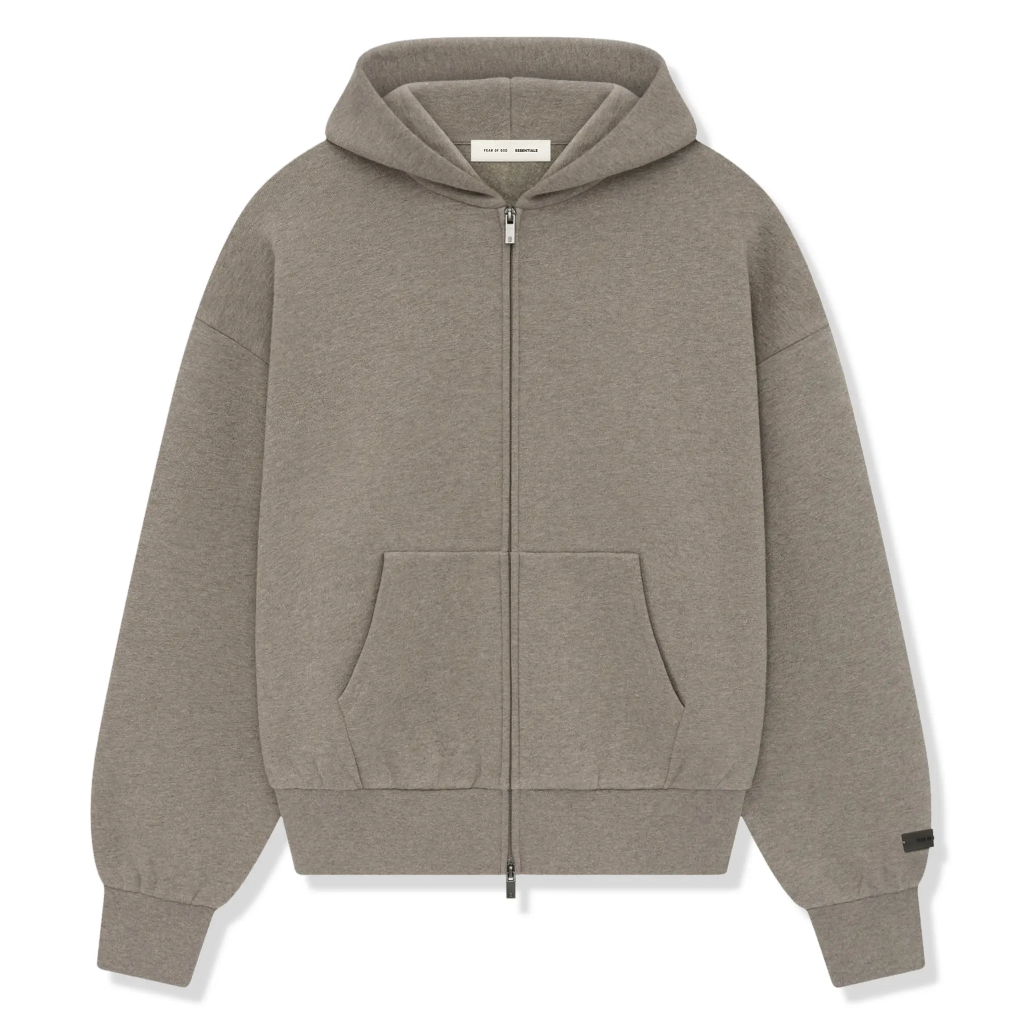 Fear Of God Essentials Classic Hood Homestead Heather Zip-Up Hoodie (SS25)