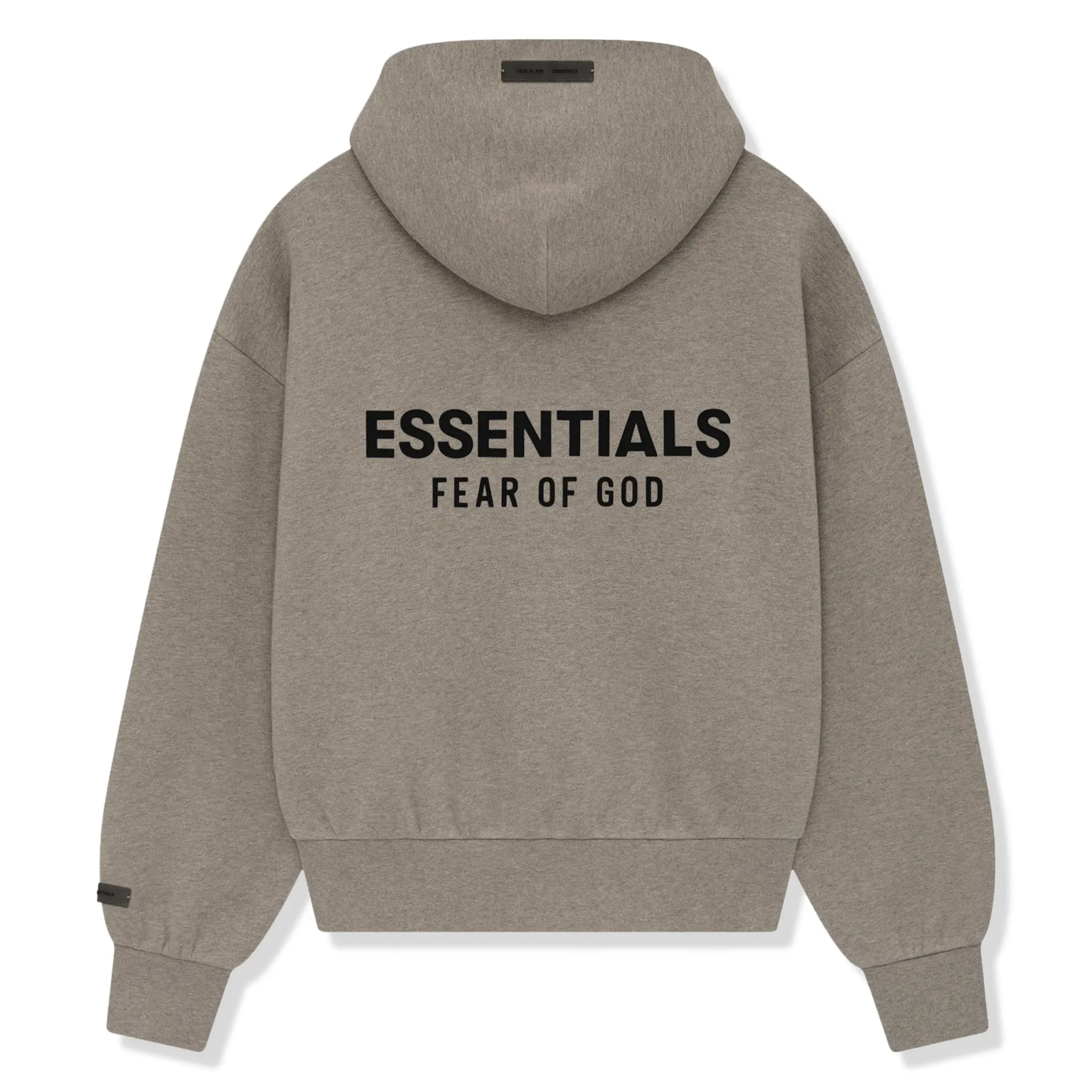 Fear Of God Essentials Classic Hood Homestead Heather Zip-Up Hoodie (SS25) - Image 2