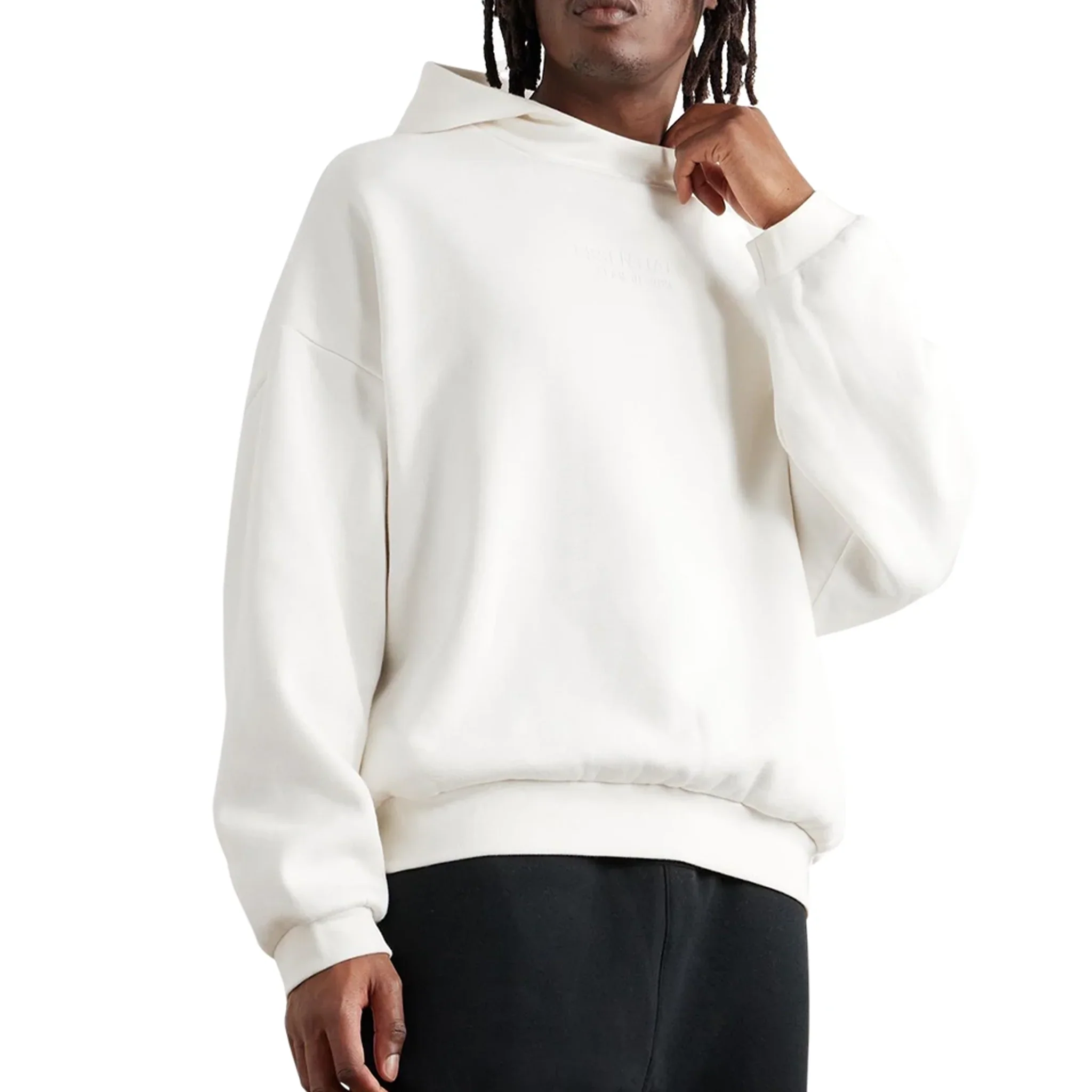 Fear Of God Essentials Cloud Dancer Hoodie (FW23) - Image 3