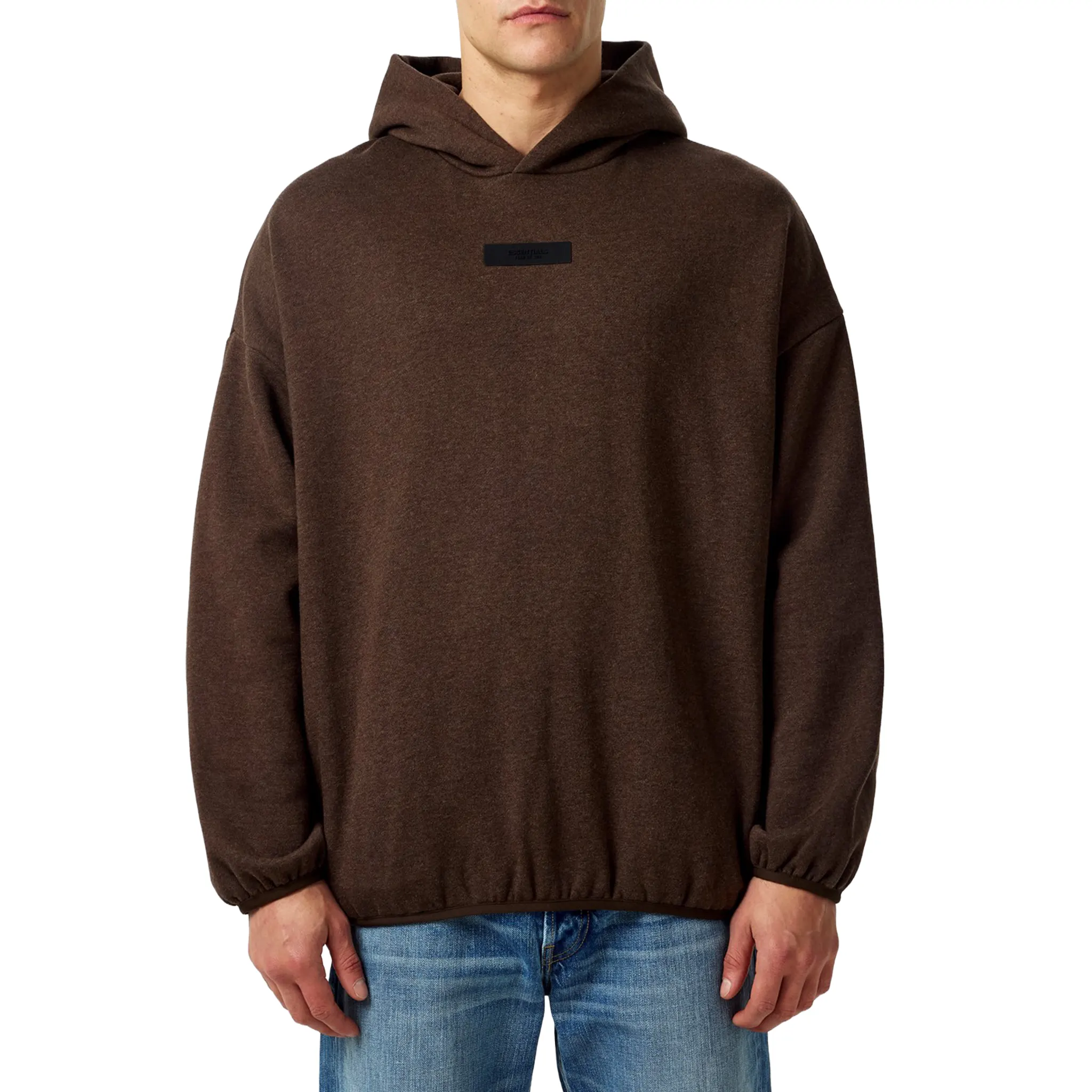 Fear Of God Essentials Core Collection Heather Wood Hoodie (SS24) - Image 3