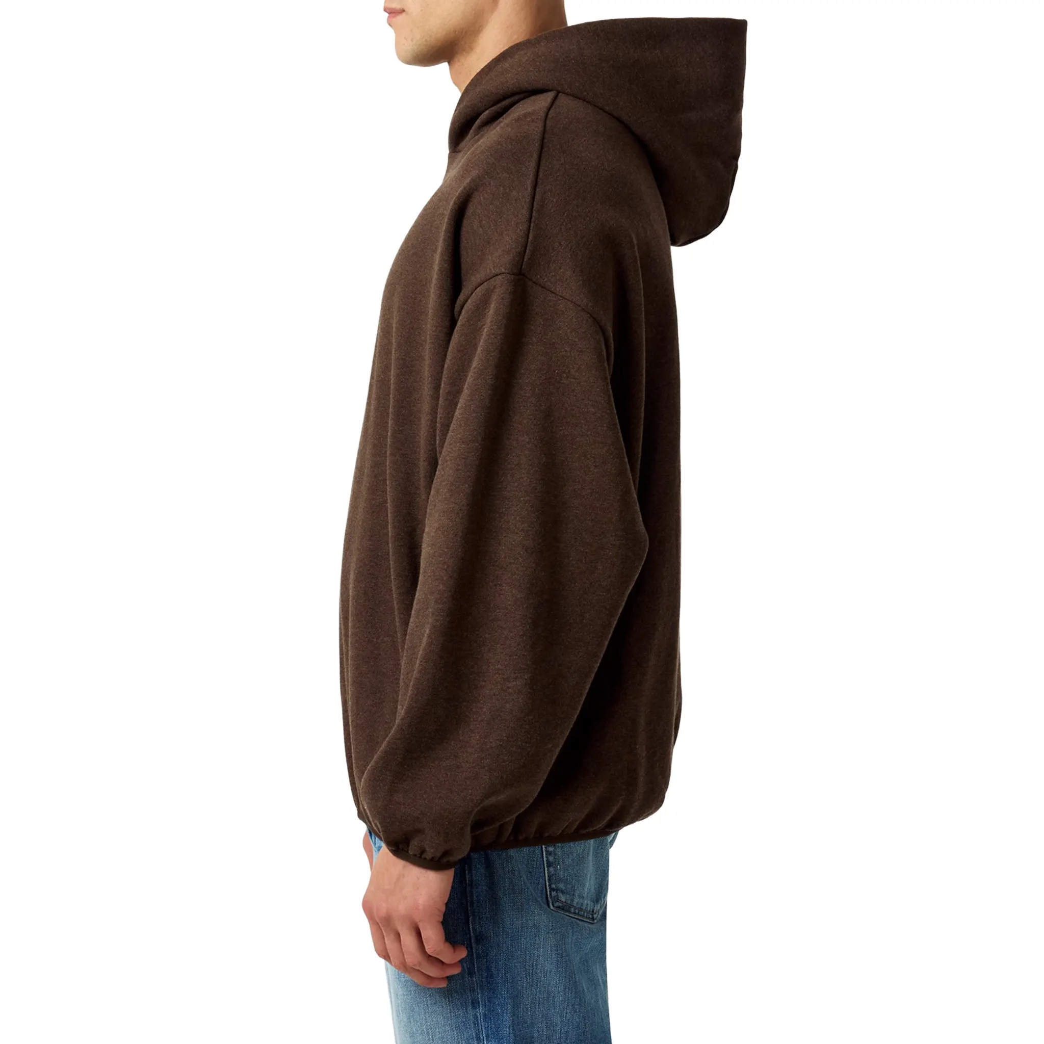 Fear Of God Essentials Core Collection Heather Wood Hoodie (SS24) - Image 5