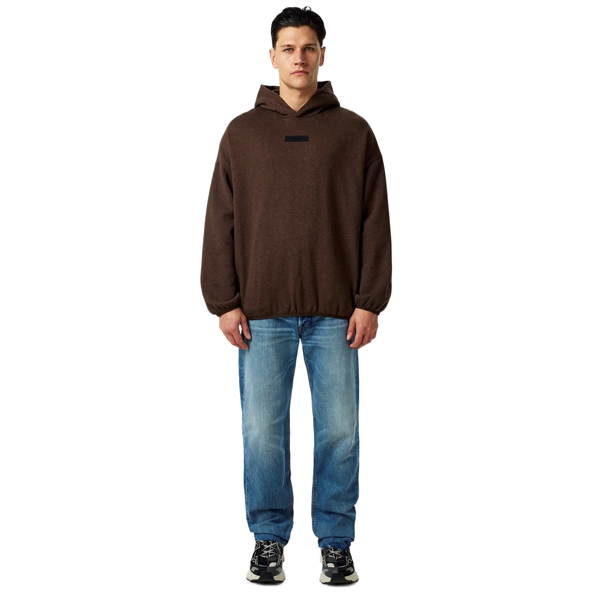 Fear Of God Essentials Core Collection Heather Wood Hoodie (SS24) - Image 6