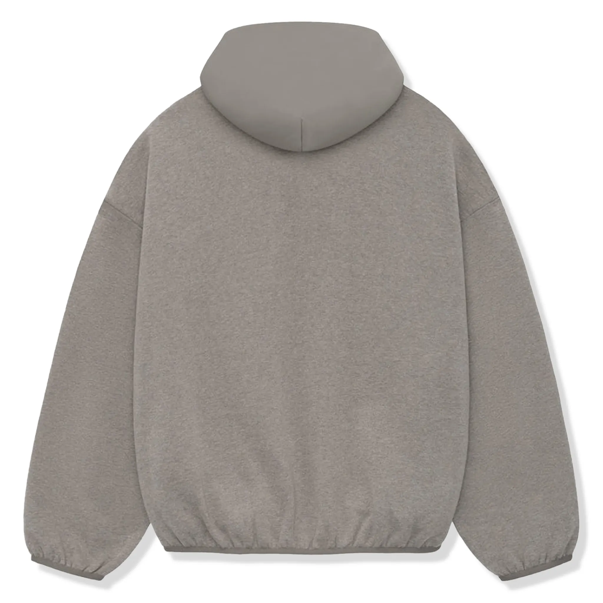 Fear Of God Essentials Core Collection Nylon Fleece Heather Grey Hoodie - Image 2