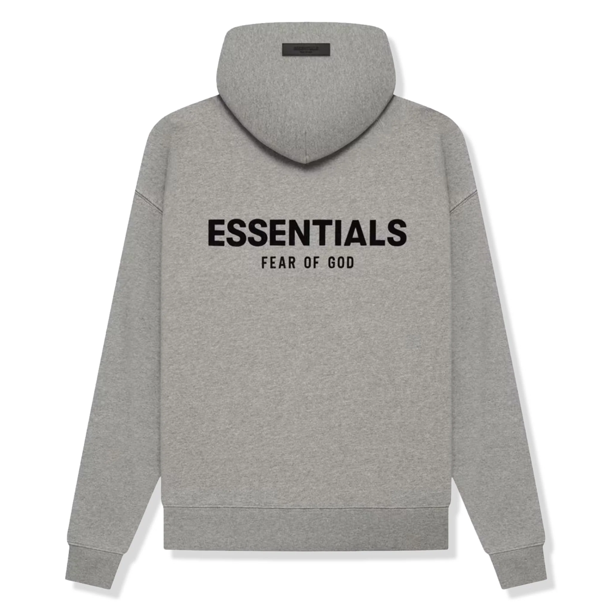 Fear Of God Essentials Dark Oatmeal Hoodie (SS22) - Image 2